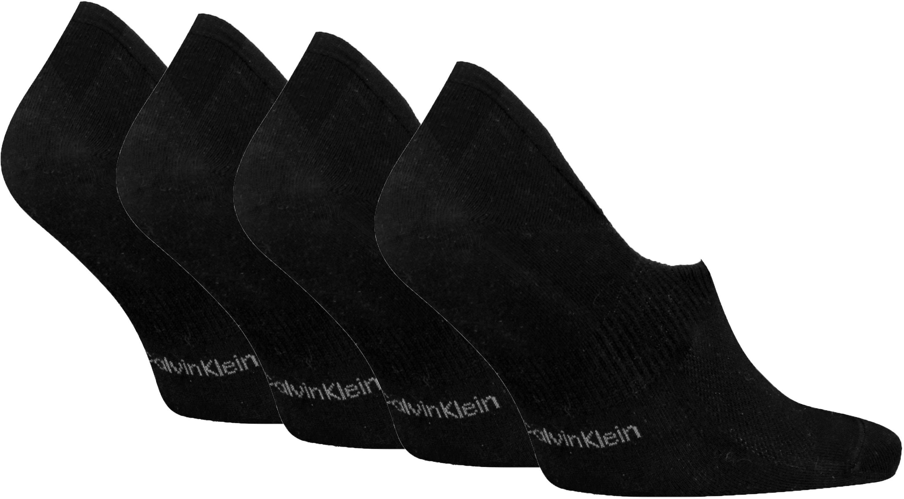 Calvin Klein Kousenvoetjes met coolmax-vezels voor vochtregulatie en ademend vermogen (4 paar Set van 4)