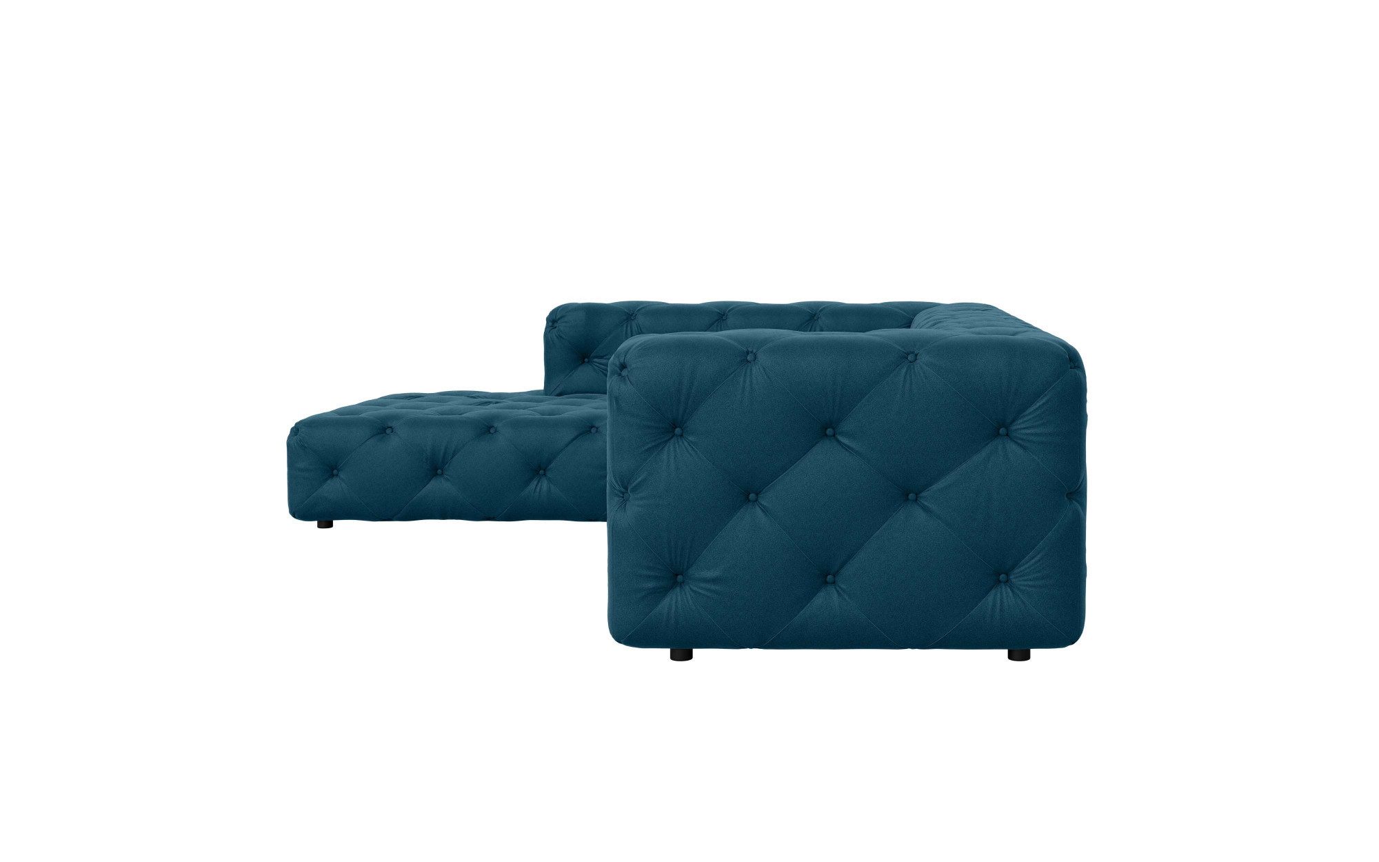 Places of Style Hoekbank FOLLINA L-vorm, met klassieke Chesterfield-knoopstiksels