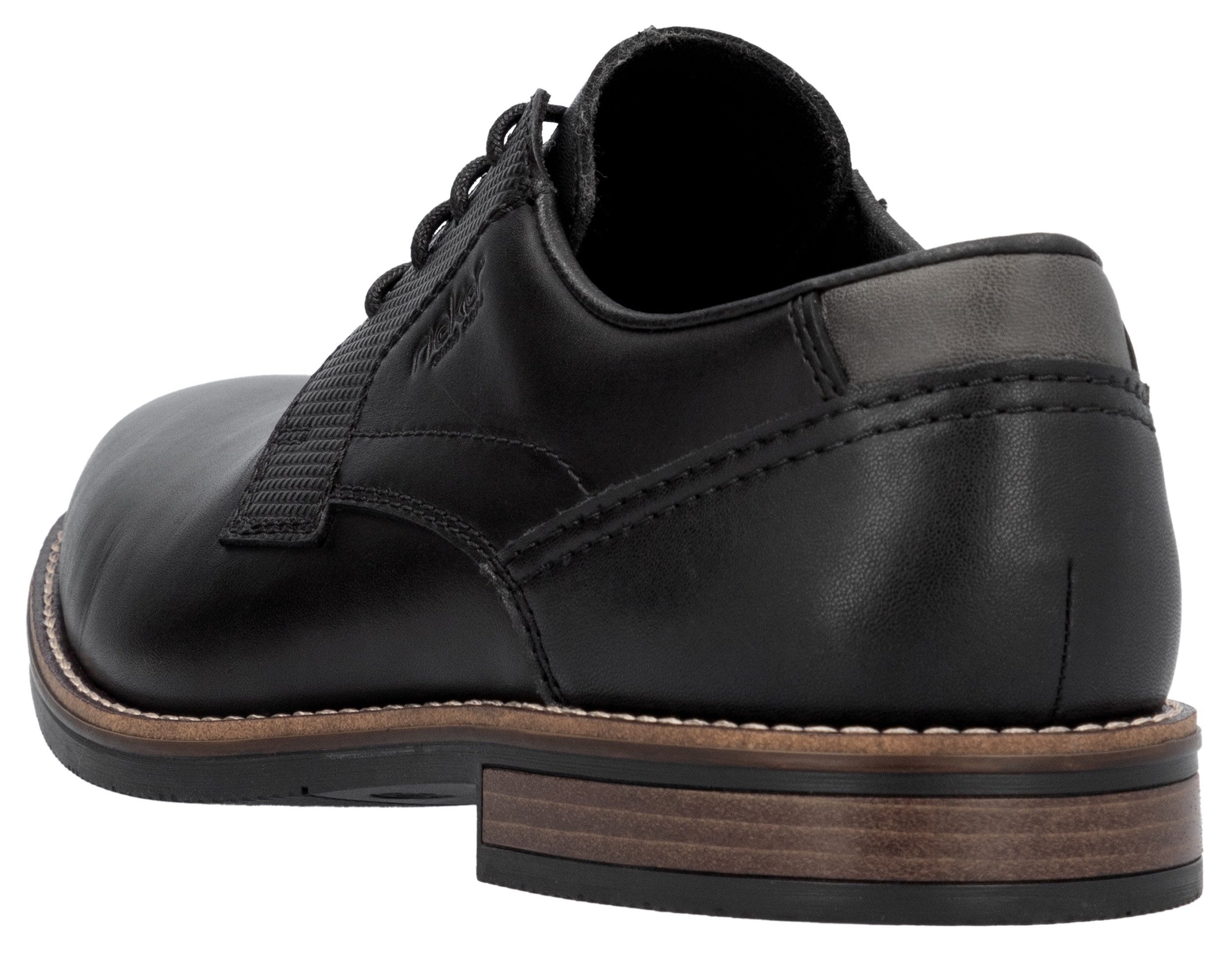 Rieker Veterschoenen zakelijke schoen, lage schoen, feest schoen met leren dekzool
