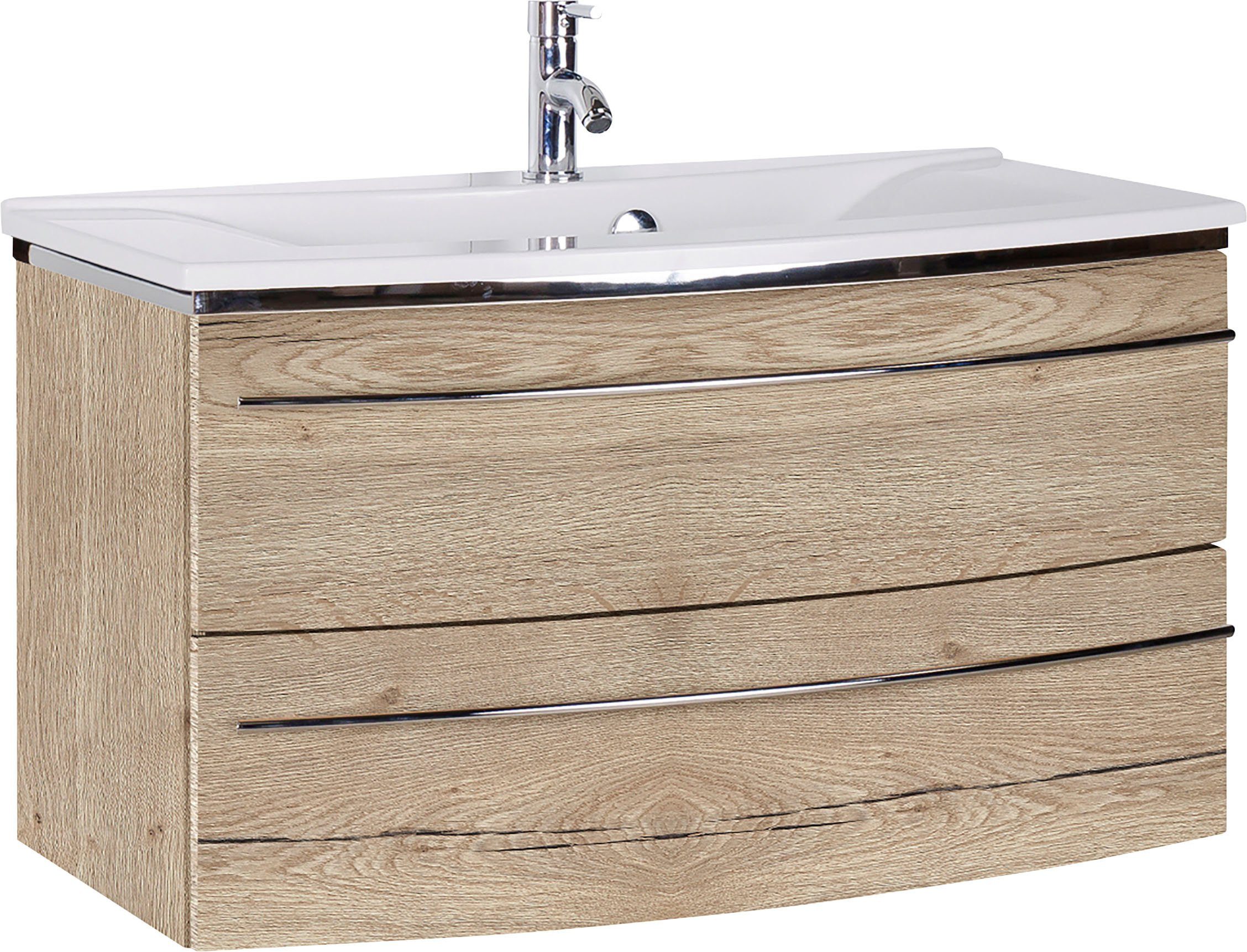 MARLIN Wastafelonderkast 3040 breedte 92,4 cm wastafelmeubels bruin
