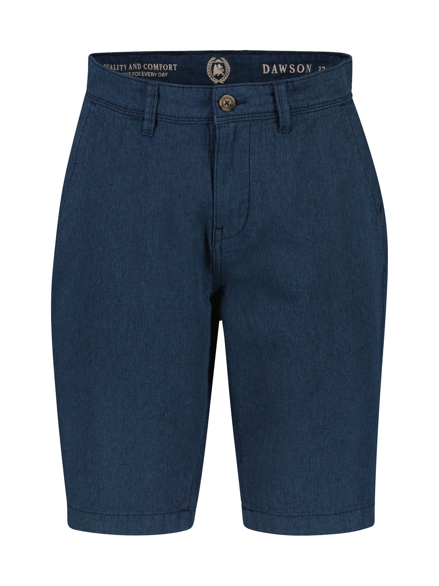 Lerros Bermuda LERROS heren bermuda shorts van linnenmix heren broeken maat 31 blauw