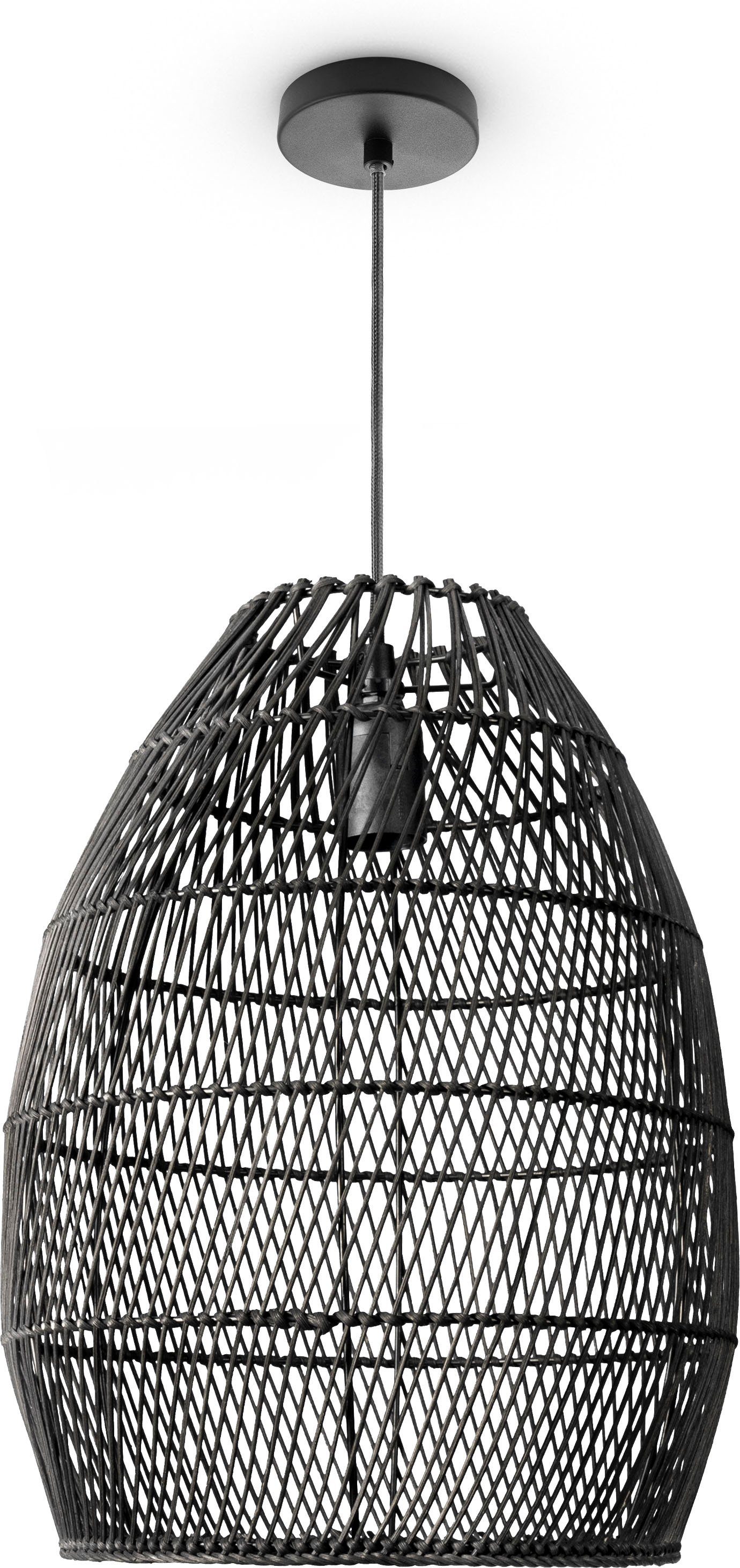 Paco Home Hanglamp VIHMA Rattan pendellamp mand eettafel lamp natuurlijk LED Boho rustiek E27 hanglampen