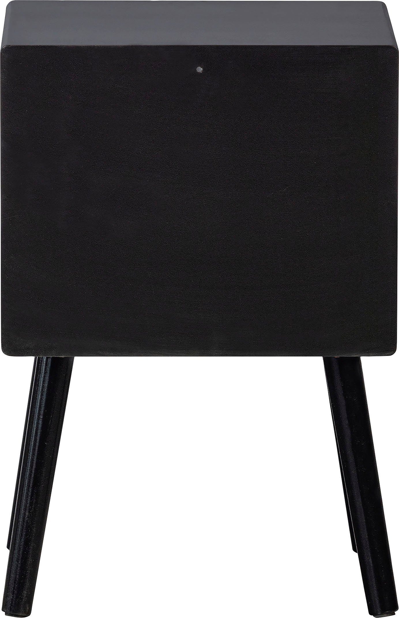 WOOOD Nachtkastje Vienna inclusief eenvoudige wandbevestiging, h 53 cm x b 36 cm