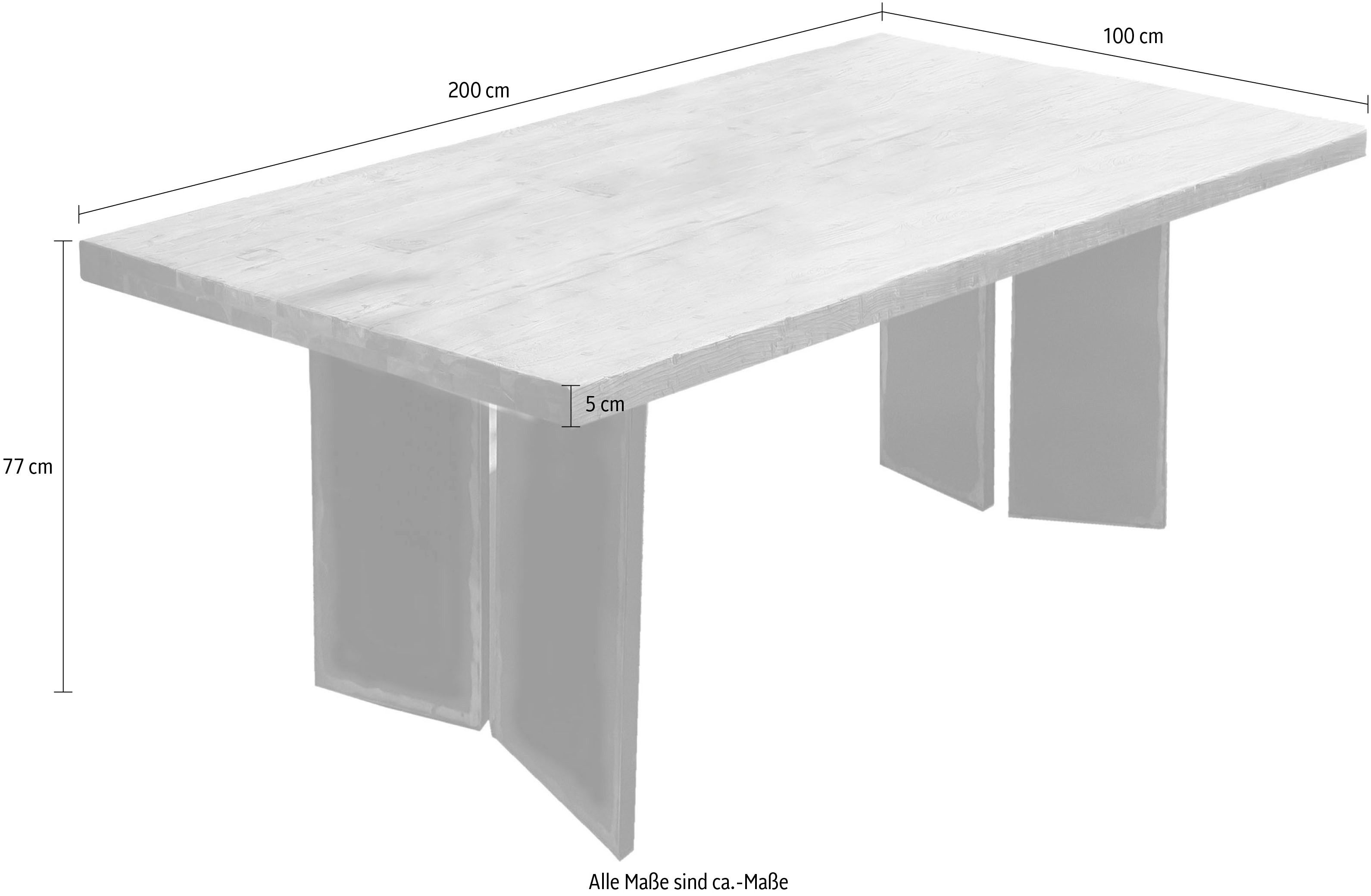 INOSIGN Eettafel Frame in used look (1 stuk)