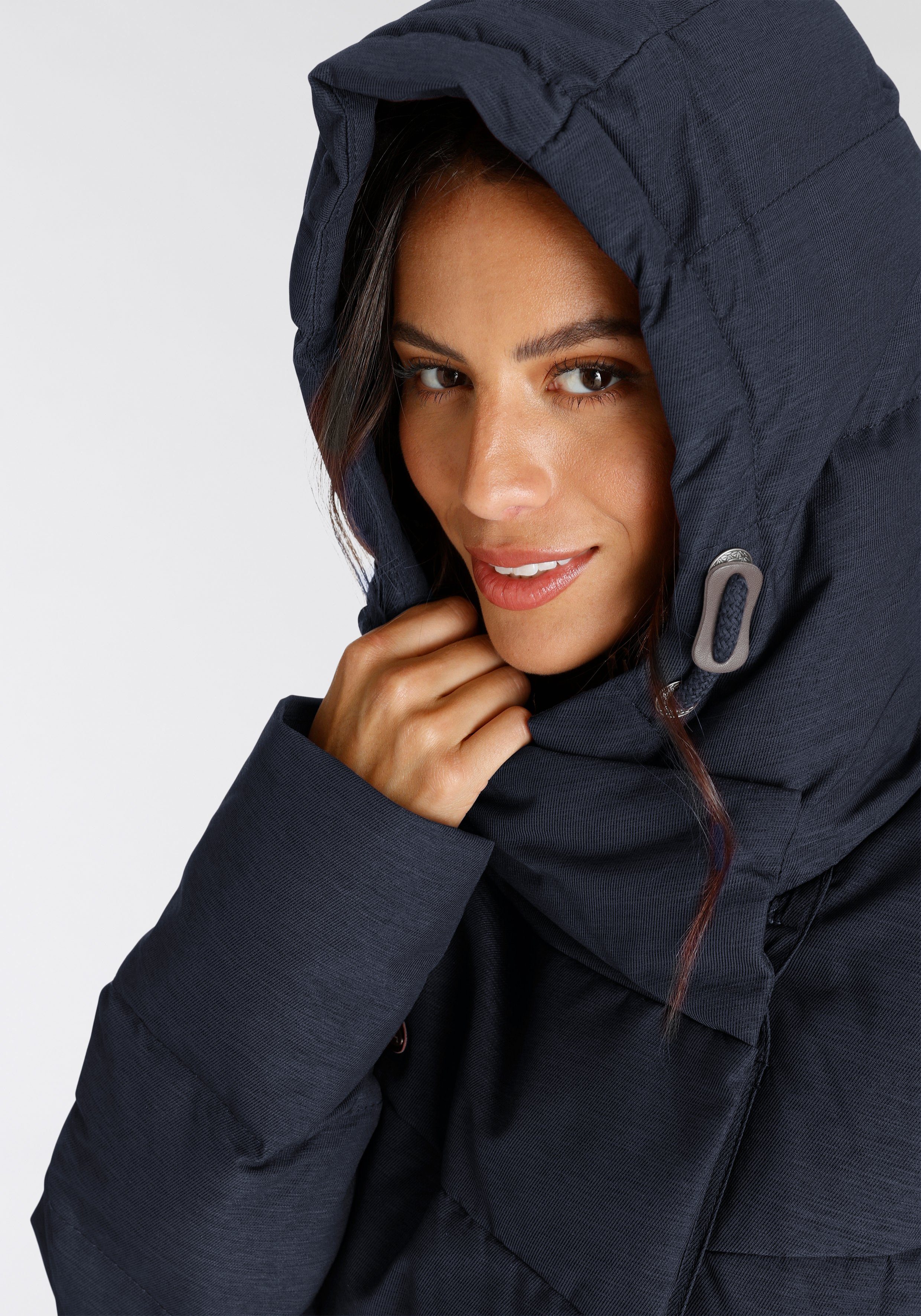 Ragwear Gewatteerde jas PAVLINNA O stijlvolle, gewatteerde winterparka met capuchon