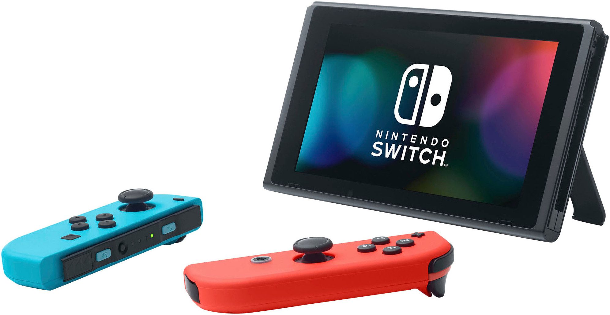 Nintendo Switch Gameconsole Switch neon-rood/neon-blauw