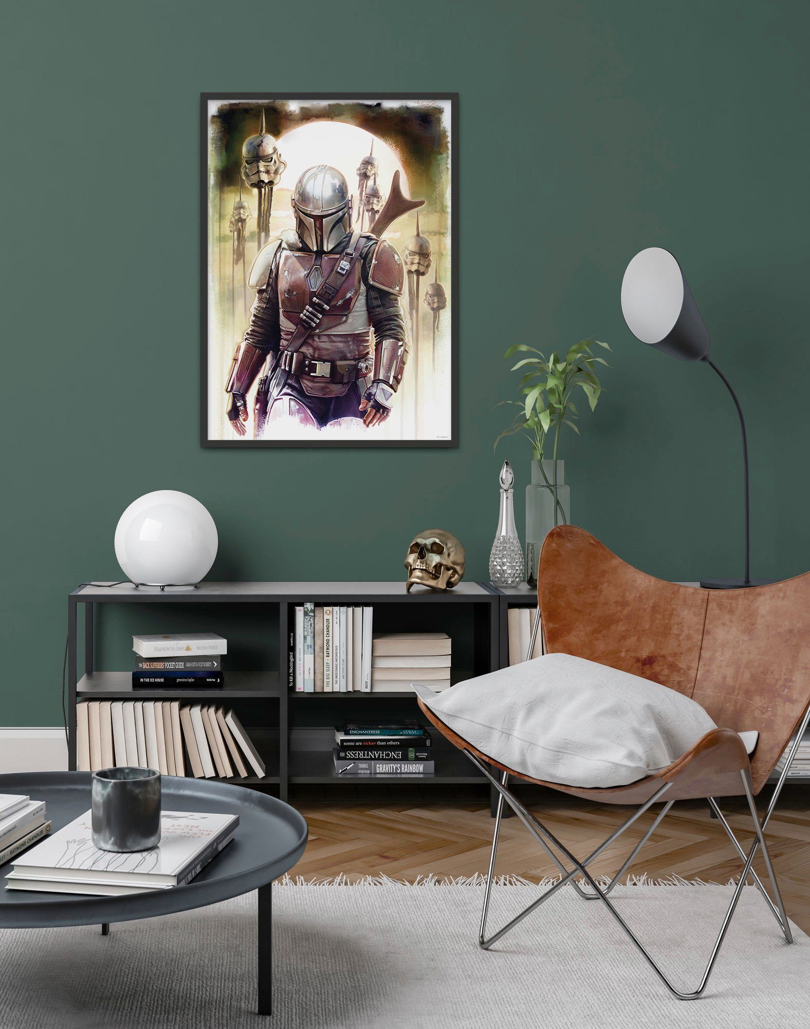 Komar Wanddecoratie Mandalorian Impaler Wanddecoratie voor de kinderkamer - zonder lijst (1 stuk)