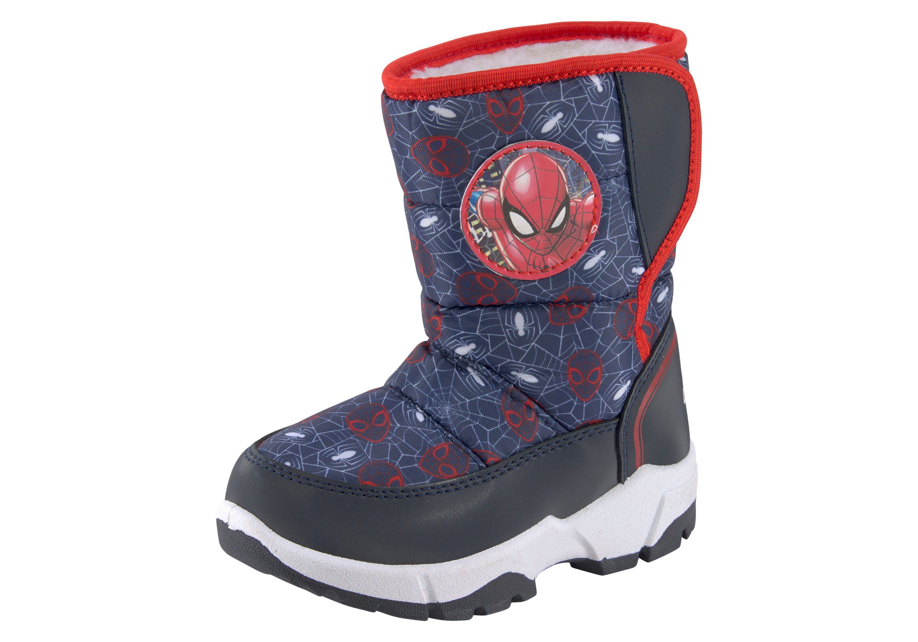 NU 20% KORTING: Disney Snowboots Spiderman met klittenbandsluiting