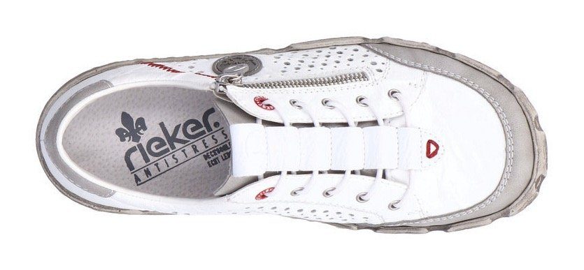 Rieker Slip-on sneakers met zool in used-look, vrijetijdsschoen, lage schoen, instapschoen