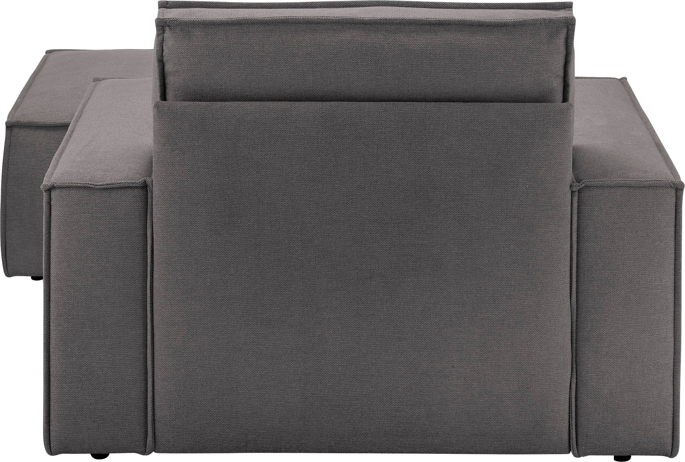 andas Loveseat Finnley Loveseat en hocker als set, passend bij de bekleding-serie Finnley (2-delig)