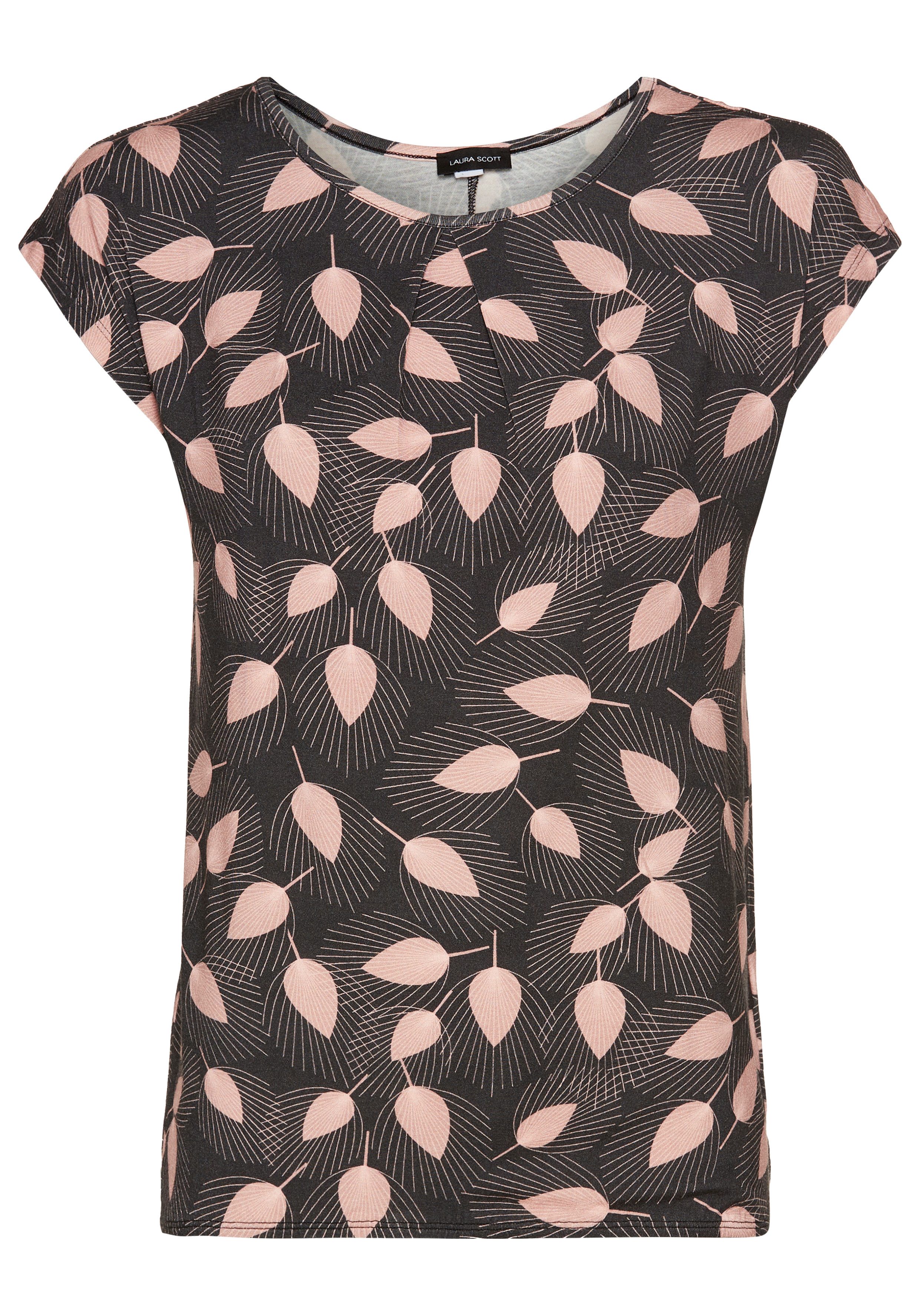 Laura Scott T-shirt met gebloemde print - nieuwe collectie (set, 2-delig)
