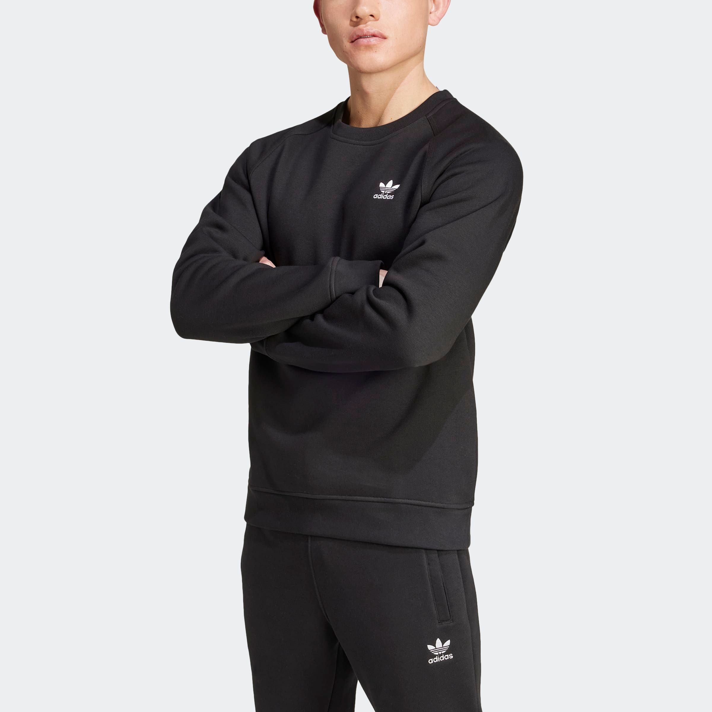 adidas Originals Sweatshirt ESS CREW Essentials pullover, zachte binnenkant