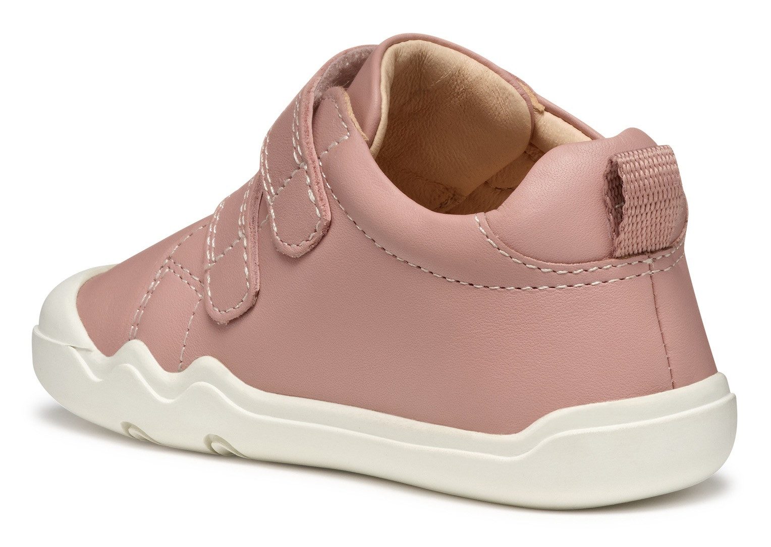 Geox Sneakers B STEPPIEUP GIRL , sneaker, klittenbandschoen, babyschoen met modieuze perforatie
