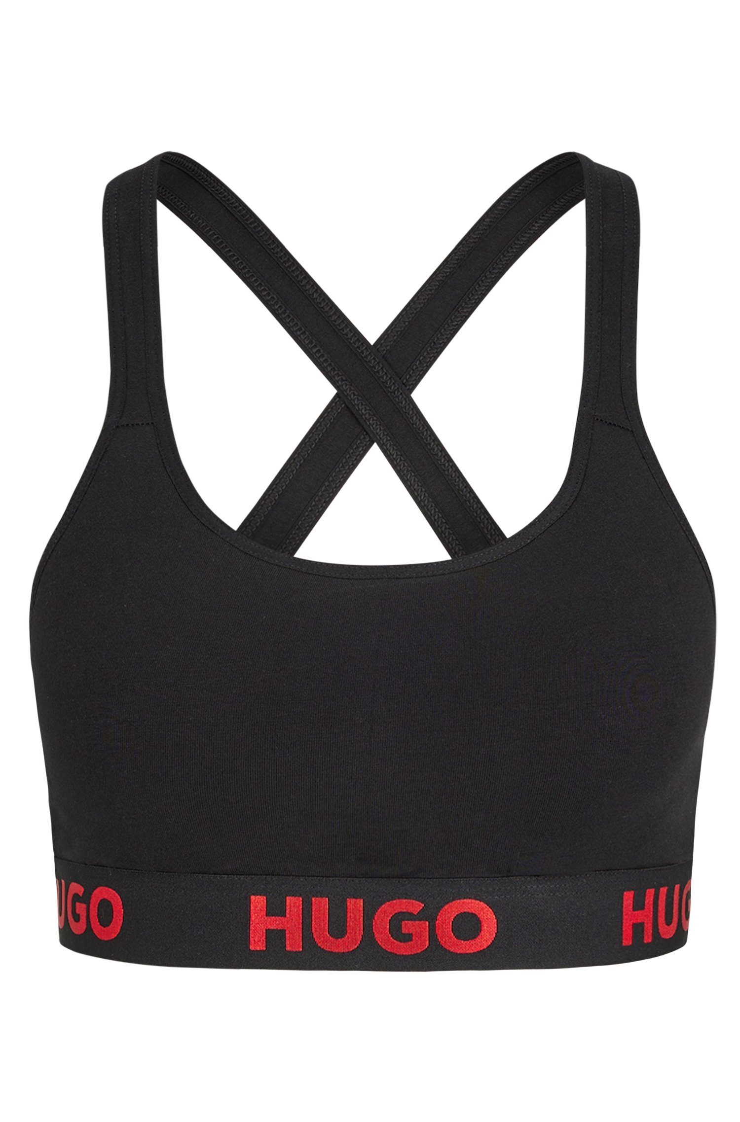 HUGO underwear Bralette-bh BRALETTE PADDED SPOR met elastische taille