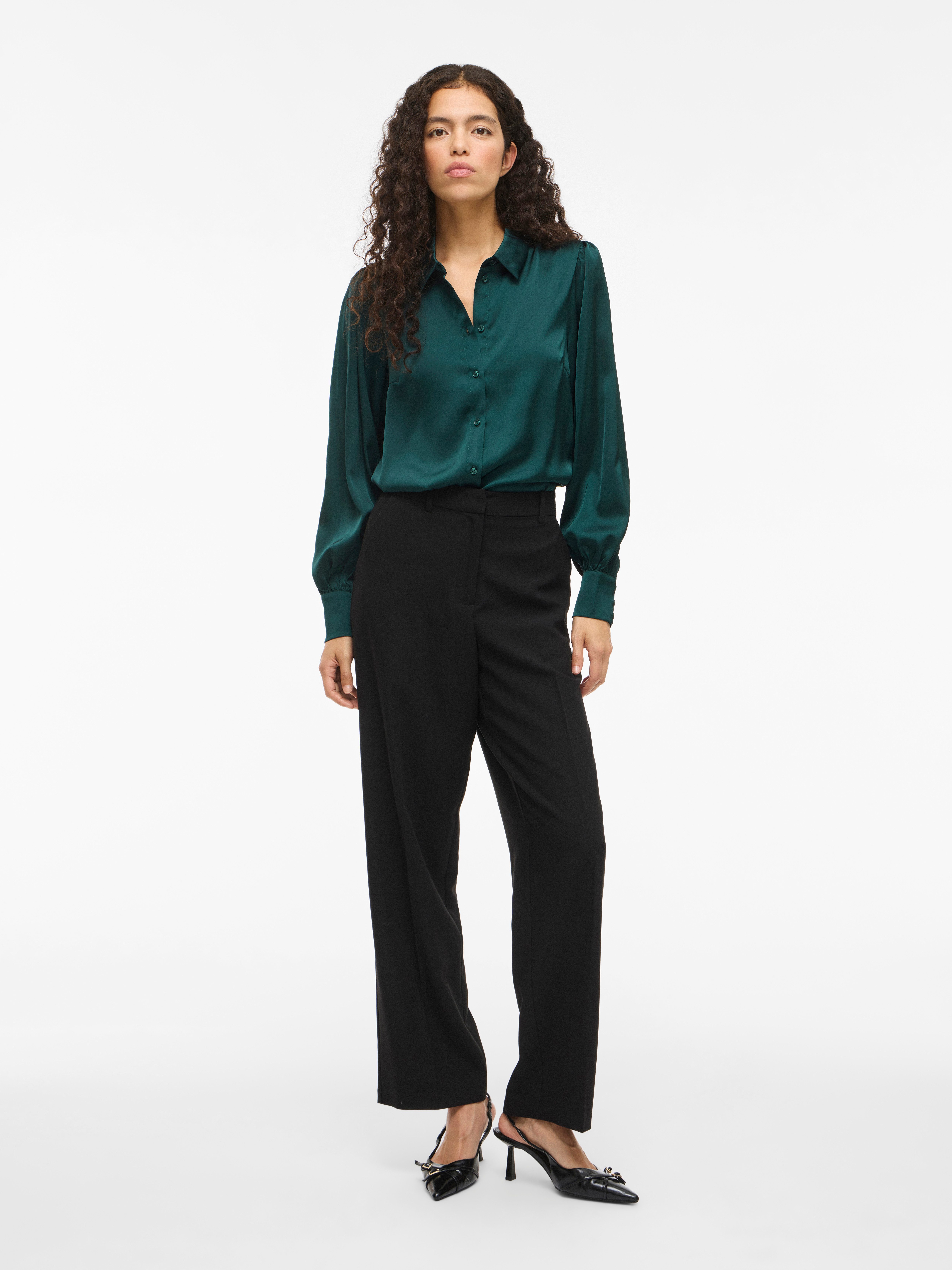 Vila Blouse met lange mouwen VIENNA RAVENNA L/S BALLOON SHIRT - NOOS
