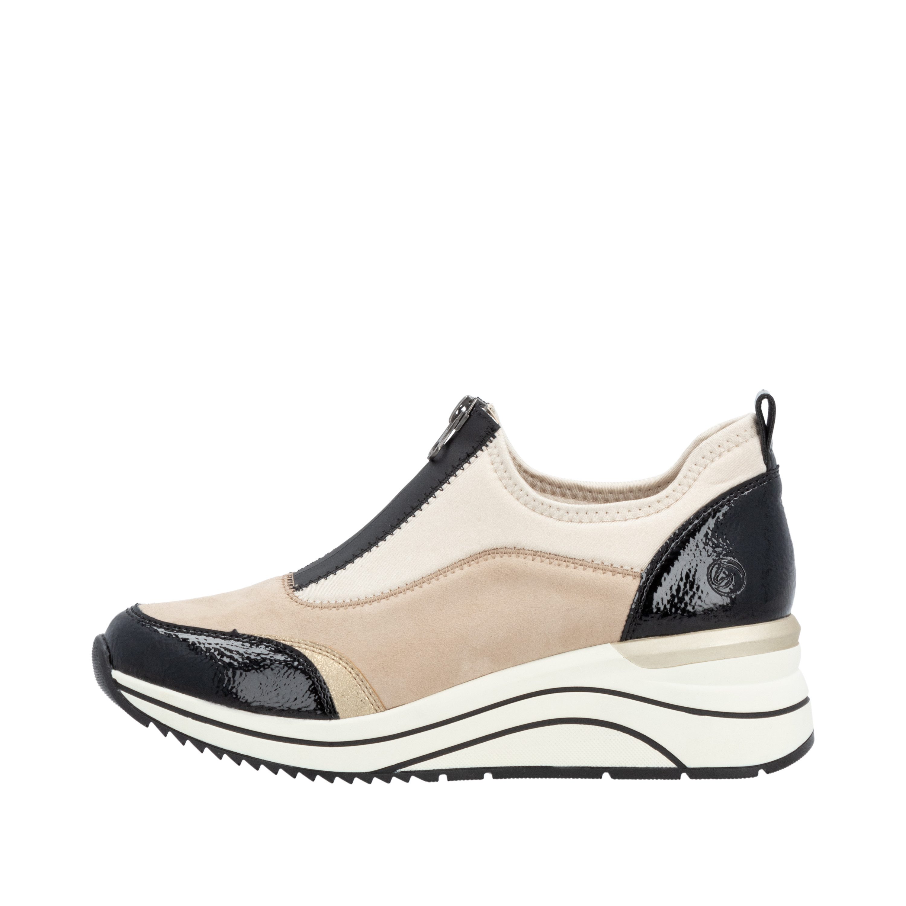 Remonte Slip-on sneakers Elisabeth Hurley-Collection , wedge sneaker, slipper, instapschoen, vrijetijdsschoen, vegan