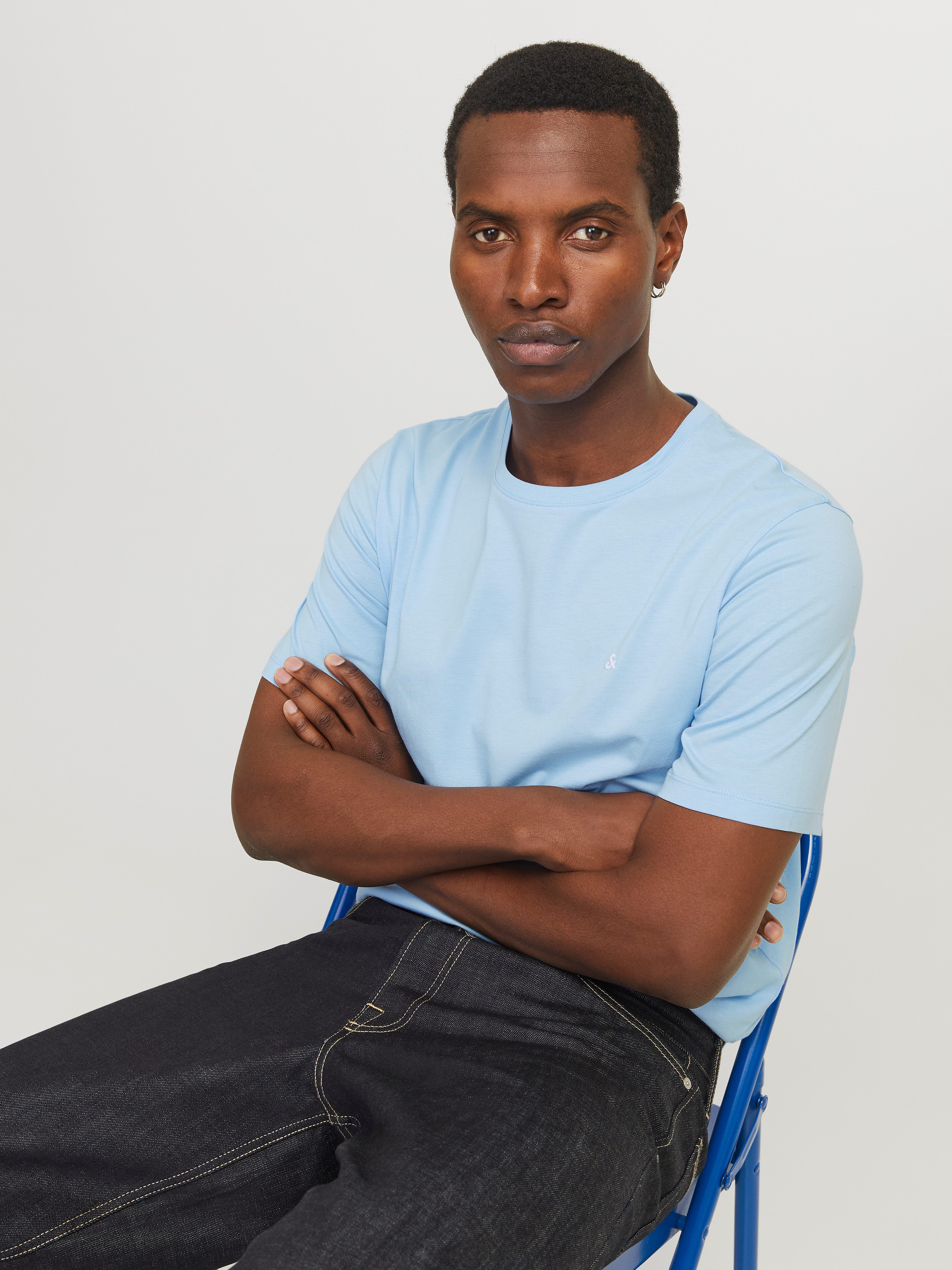 Jack & Jones Shirt met ronde hals JJEPAULOS TEE SS CREW NECK NOOS