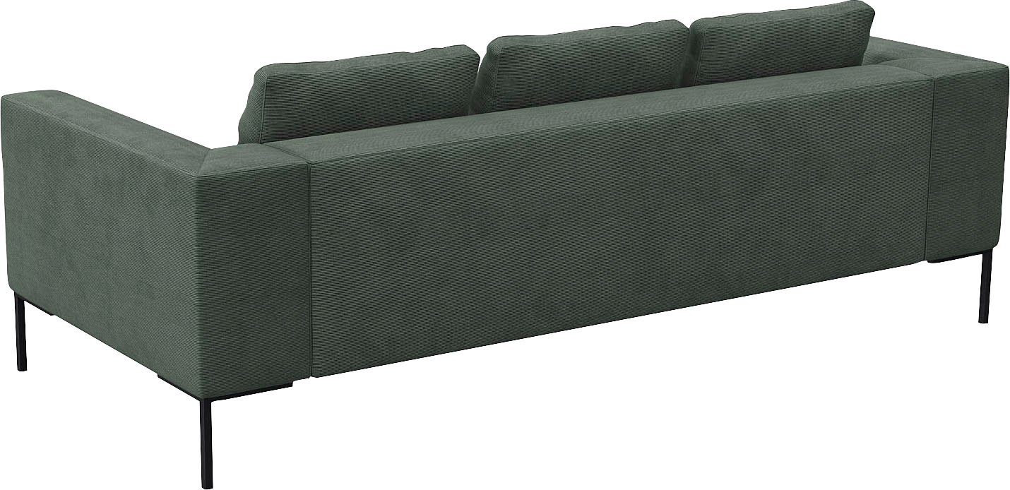 FLEXLUX 3-zitsbank Loano, supercomfortabel zitcomfort door koudschuim in de zitting