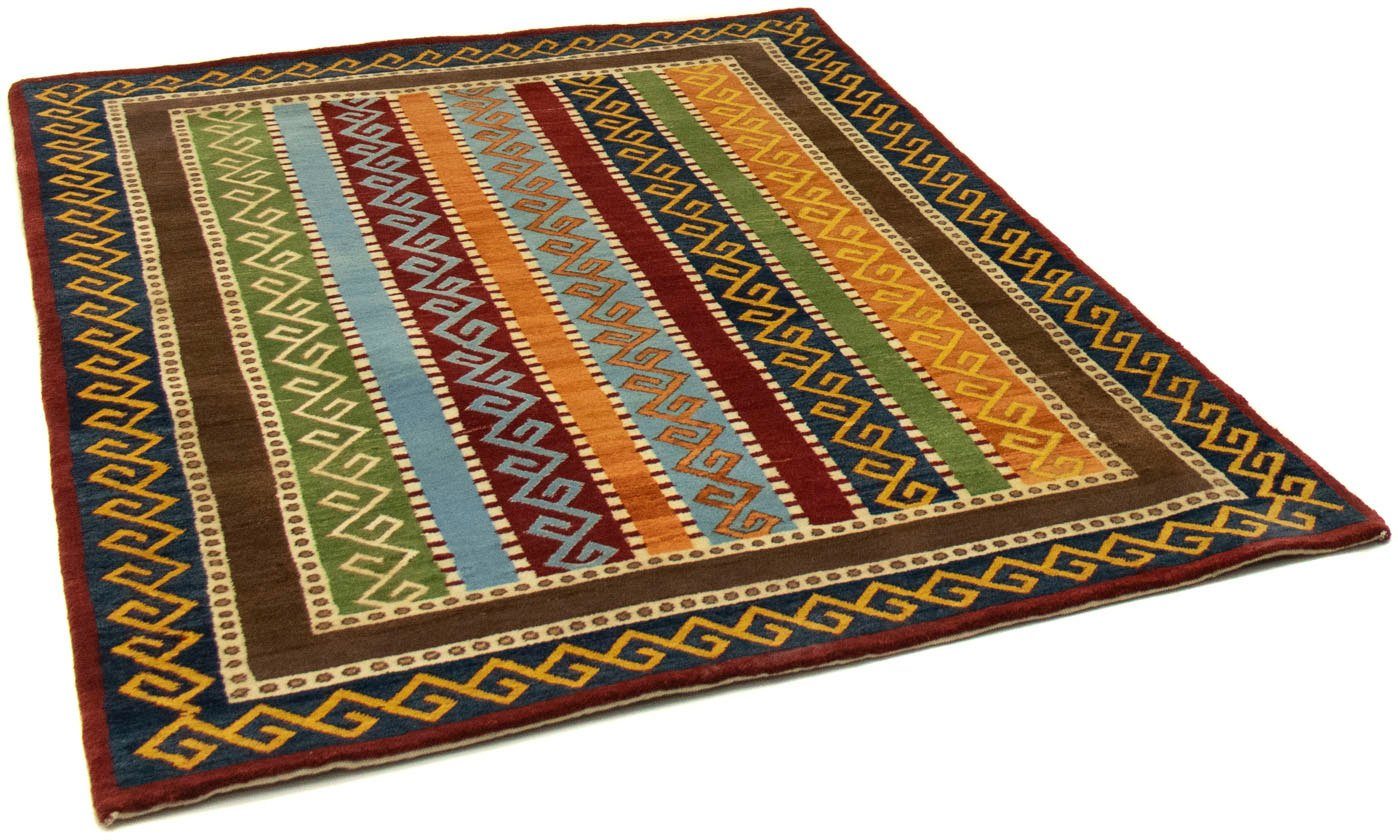 morgenland Wollen kleed Ziegler vloerkleed Shal wollen vloerkleden maat 120 cm x 180 cm x 10 mm multicolor