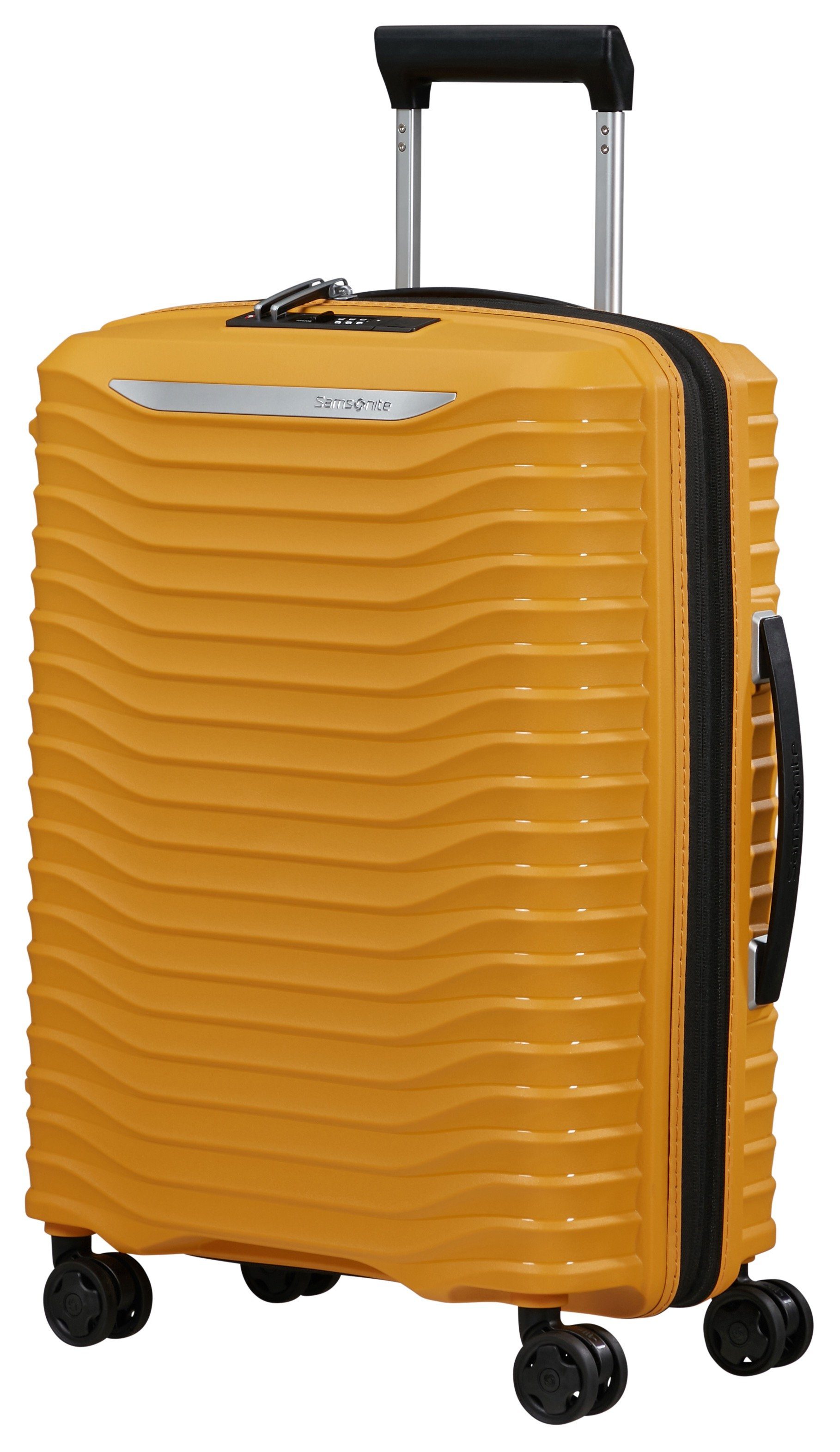 Samsonite Upscape Spinner 55 Expandable yellow Harde Koffer