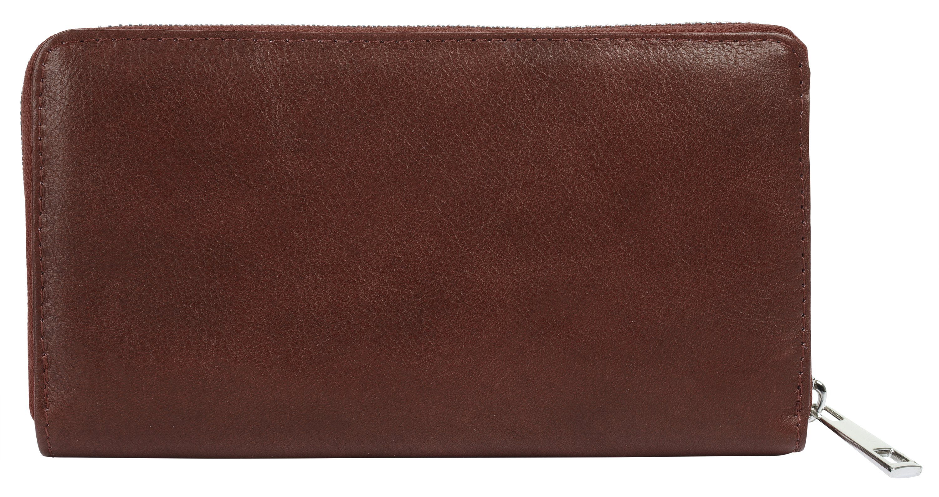 Samantha Look Portemonnee echt leer, made in italy