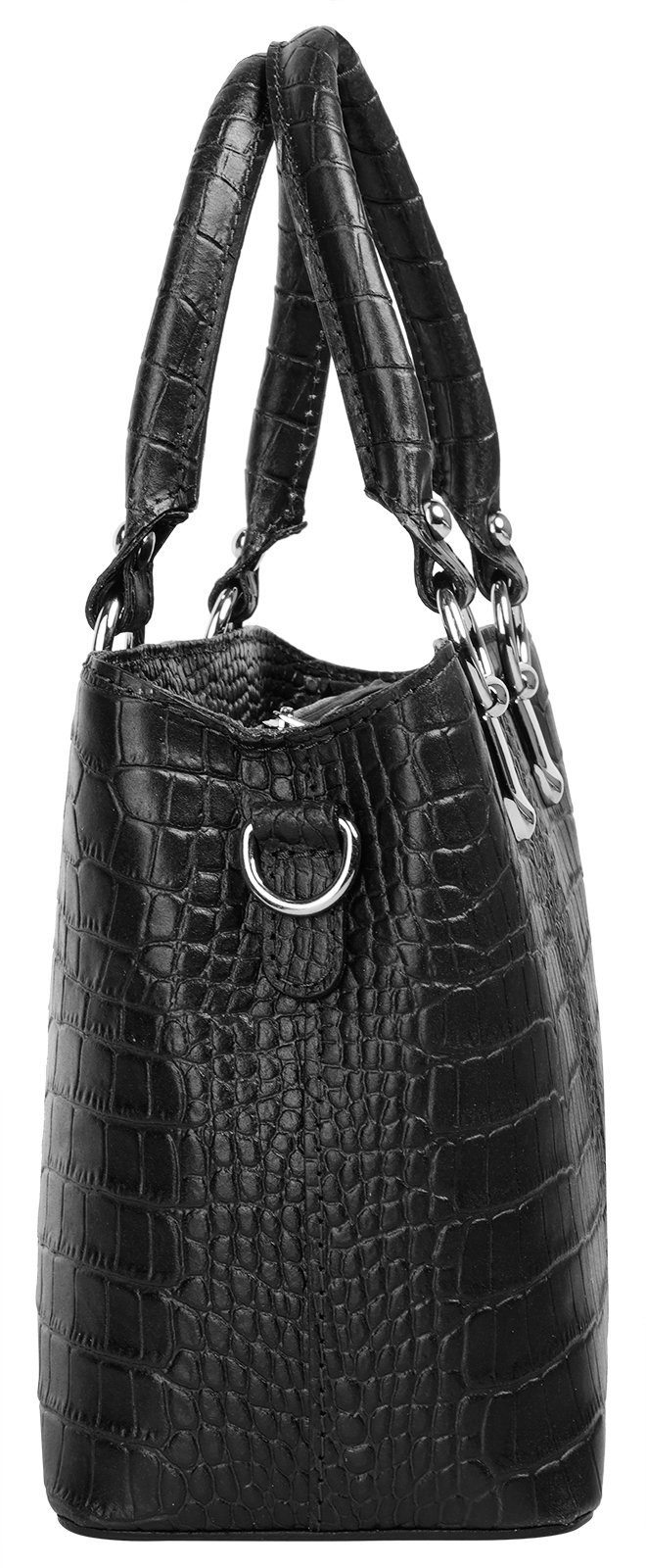 Cluty Schoudertas echt leer, made in italy