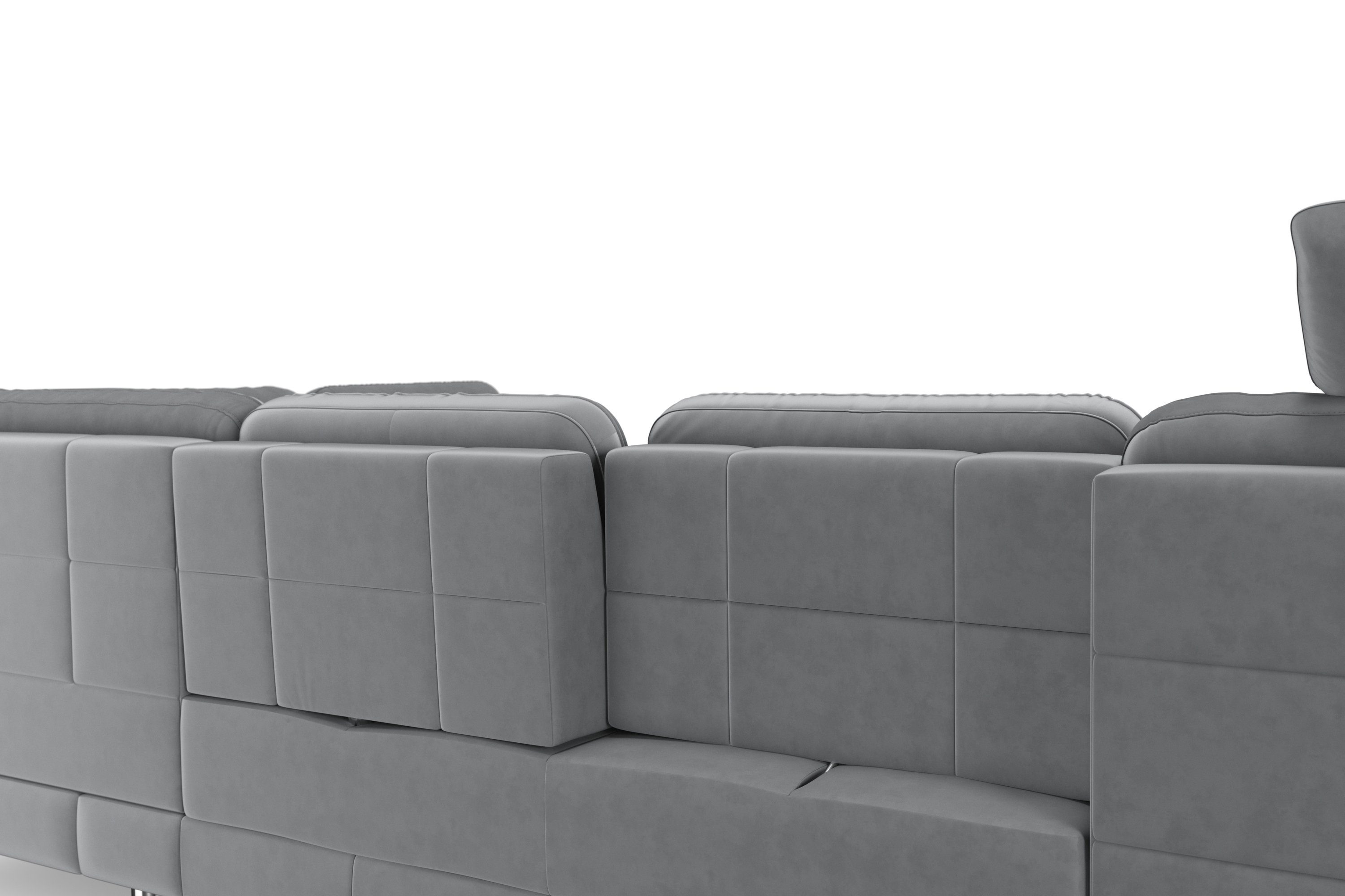 sit&more Zithoek Bendigo U-vorm inclusief zitdiepteverstelling, bodemvrijheid 12 cm, in 2 pootkleuren