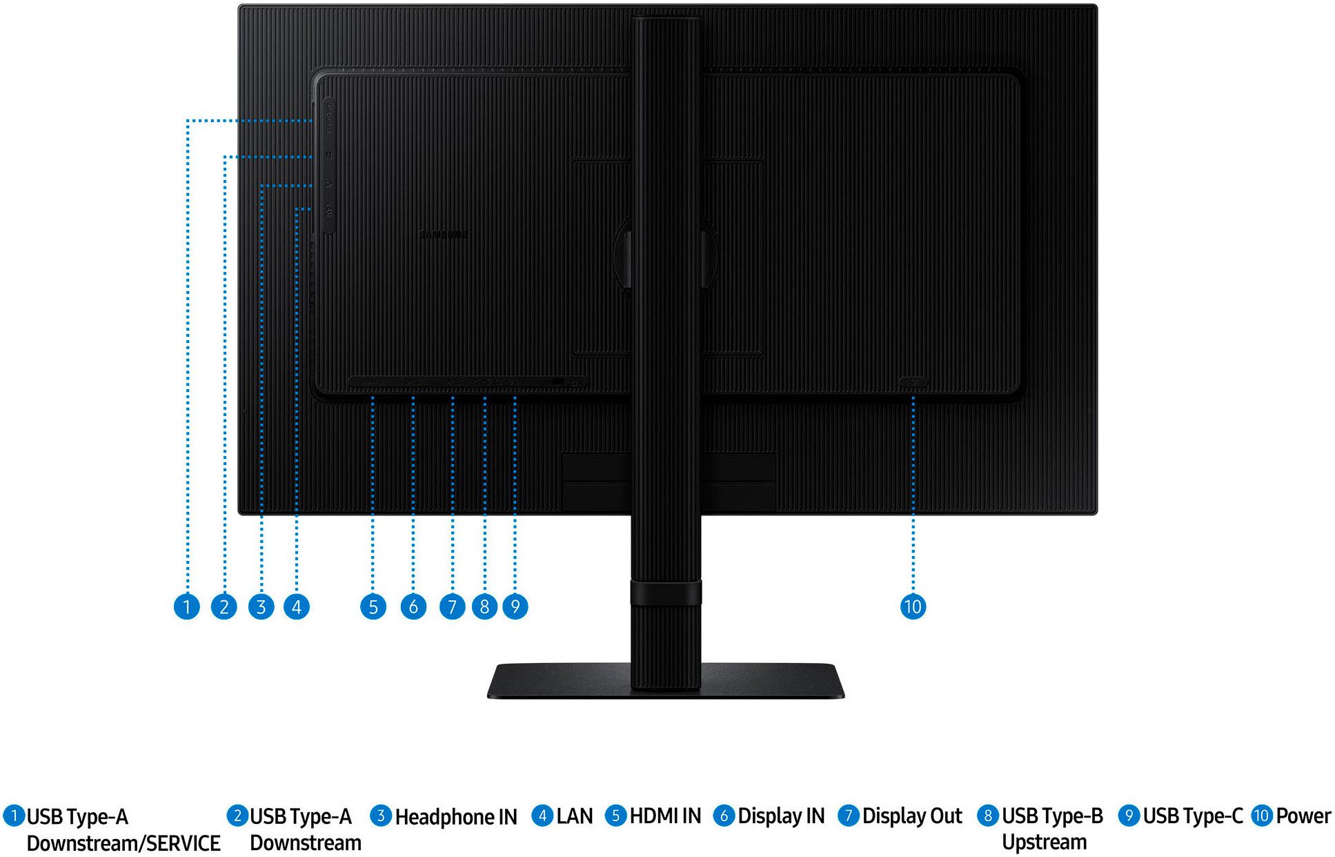 Samsung Ledscherm S24D600UAU, 60 cm / 24", QHD