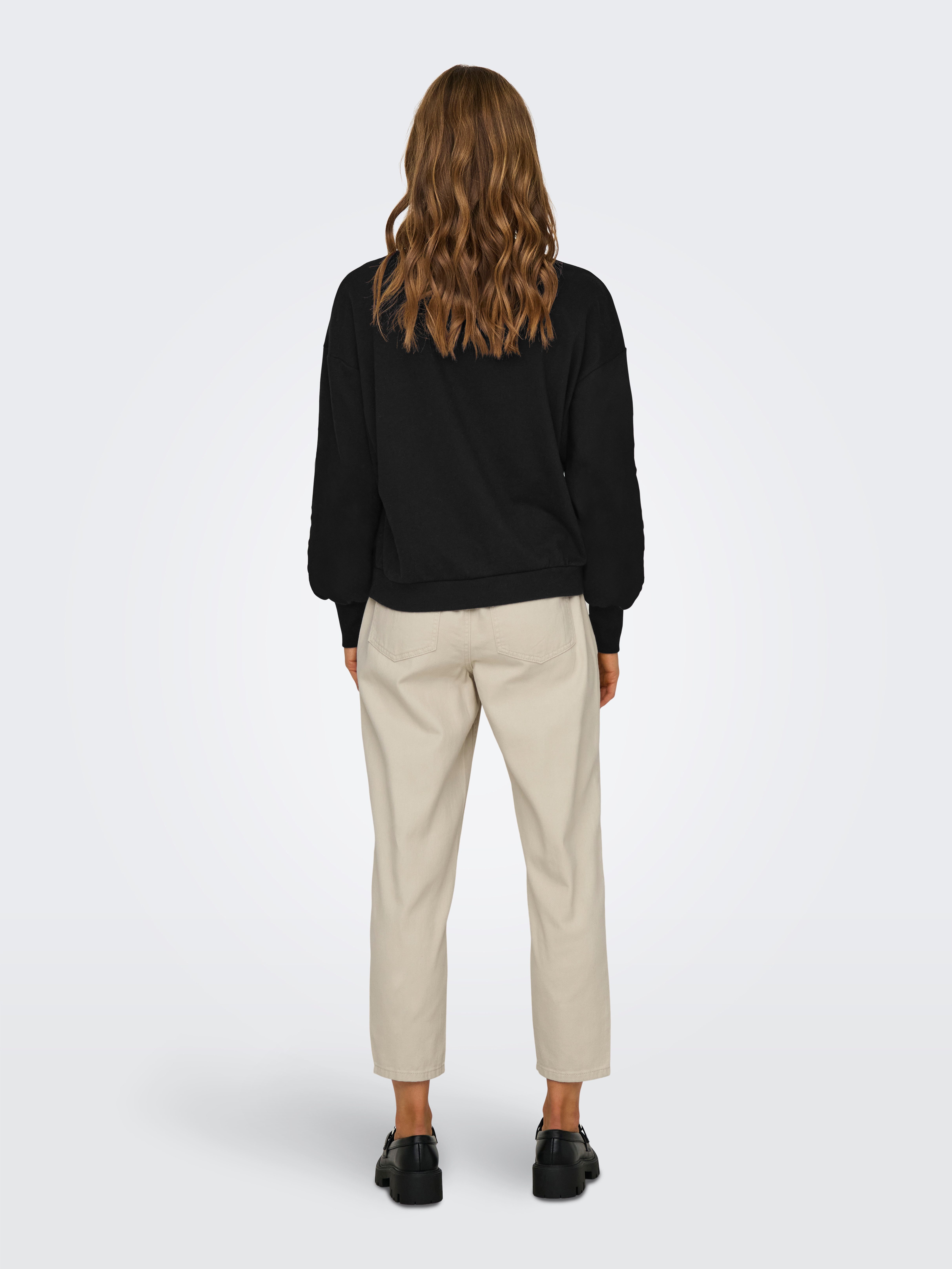 Only Sweatshirt ONLBROOKE L/S O-NECK FLOWER SWT