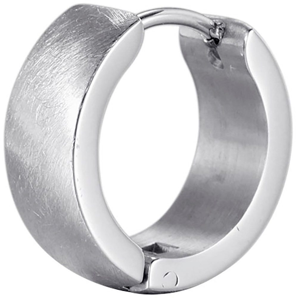 Firetti Single-oorring Sieraad cadeau roestvrij staal oorbellen oorbel ijs kras dames oorbellen zilver(kleur)