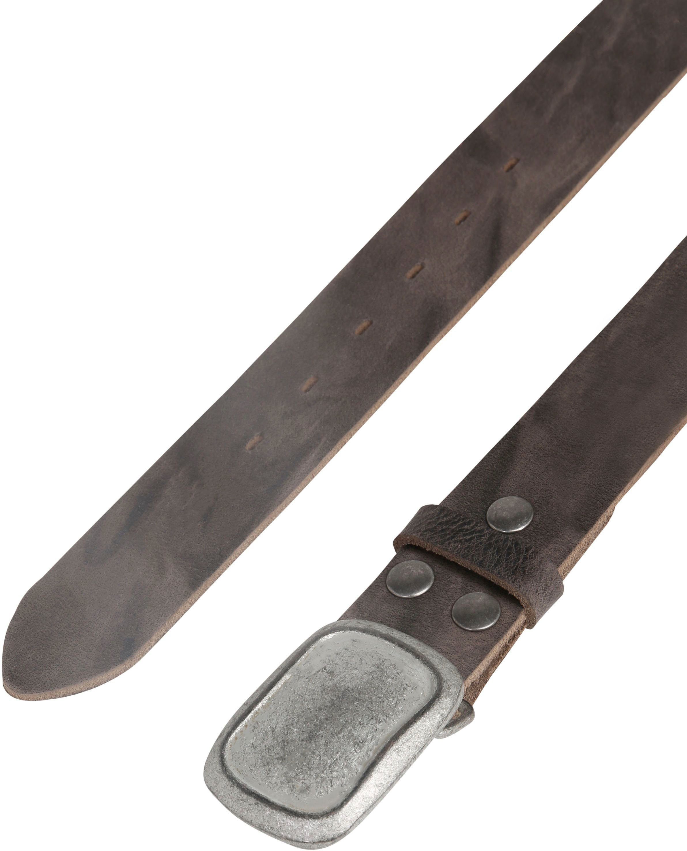 RETTUNGSRING by showroom 019° Leren riem Gesp in used-look