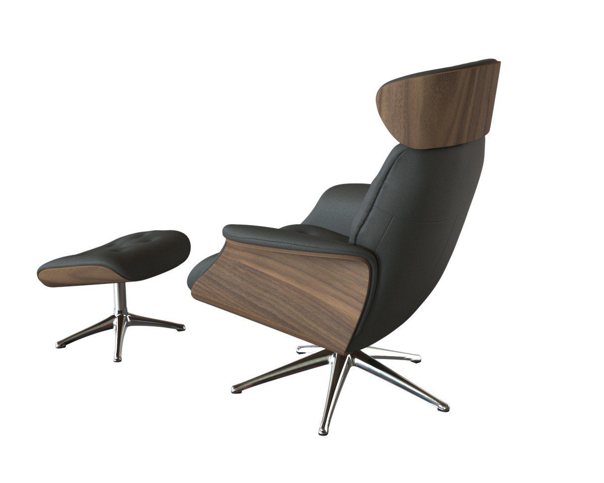 FLEXLUX Relaxfauteuil Volden, functionele stoel, gestoffeerde stoel, armleuningen, TV-fauteuil