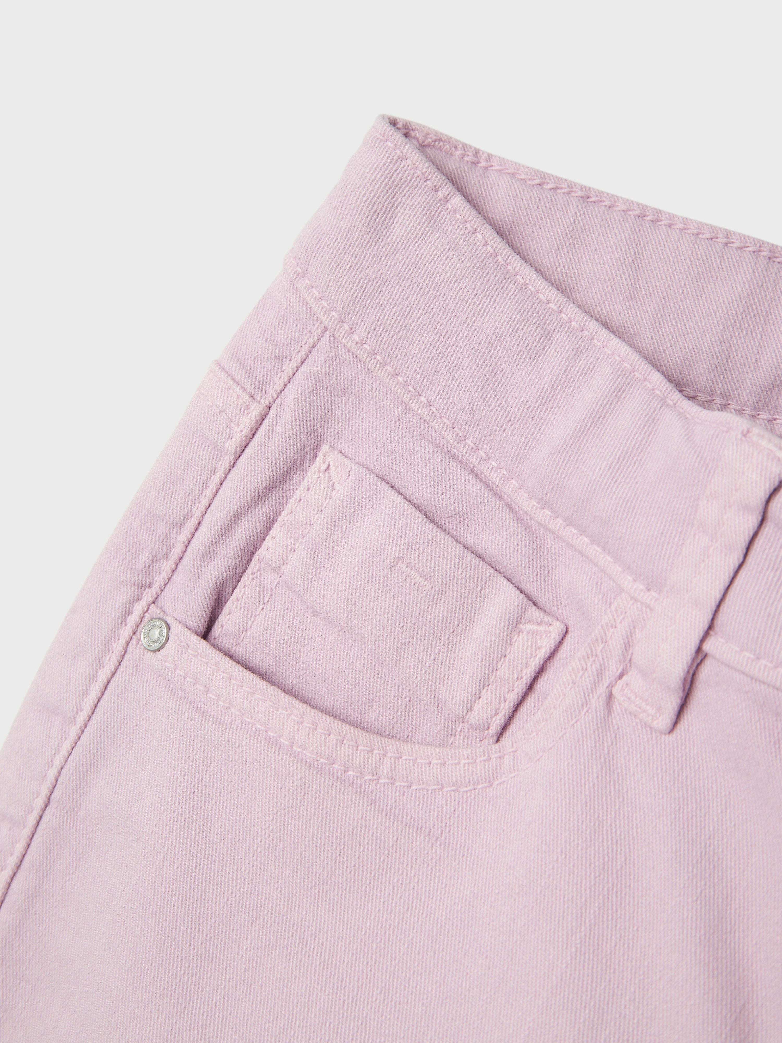 Name It Five-pocketsbroek NKFROSE WIDE TWI PANT 1115-TP NOOS