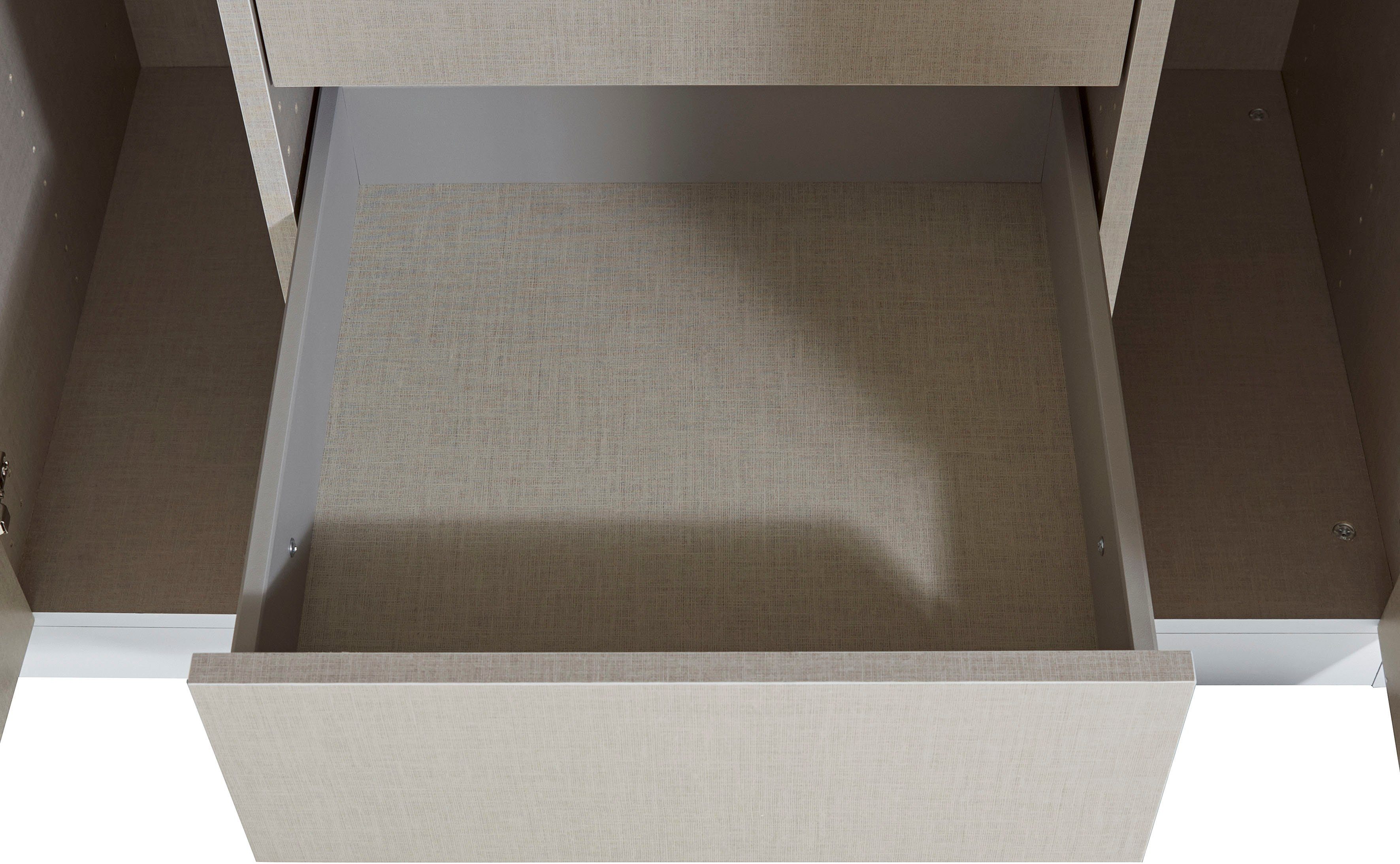 rauch Draaideurkast Kledingkast kast garderobe TOPSELLER OTELI incl. binnenindeling met 3 binnenlades extra planken optioneel met spiegel made in germany