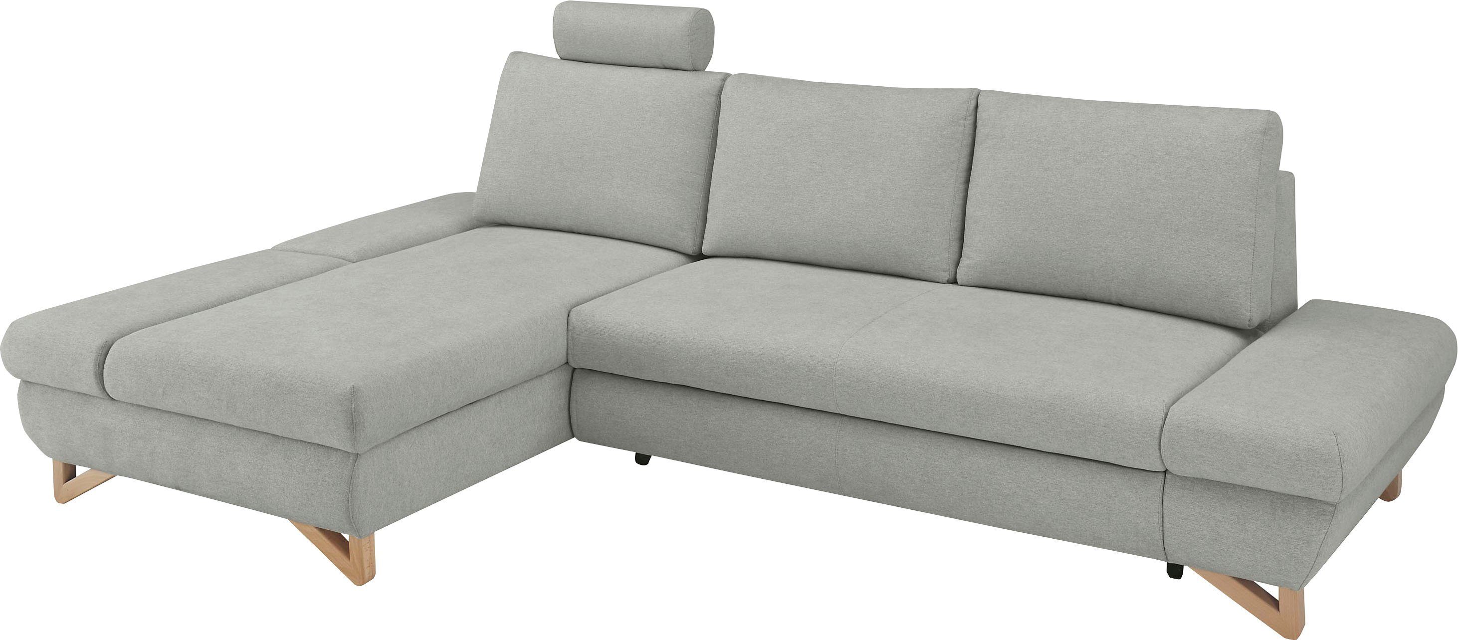 INOSIGN Slaapbank City/Giron comfortabele slaapbank (ligoppervlak 245 x 138 cm) en bedlade