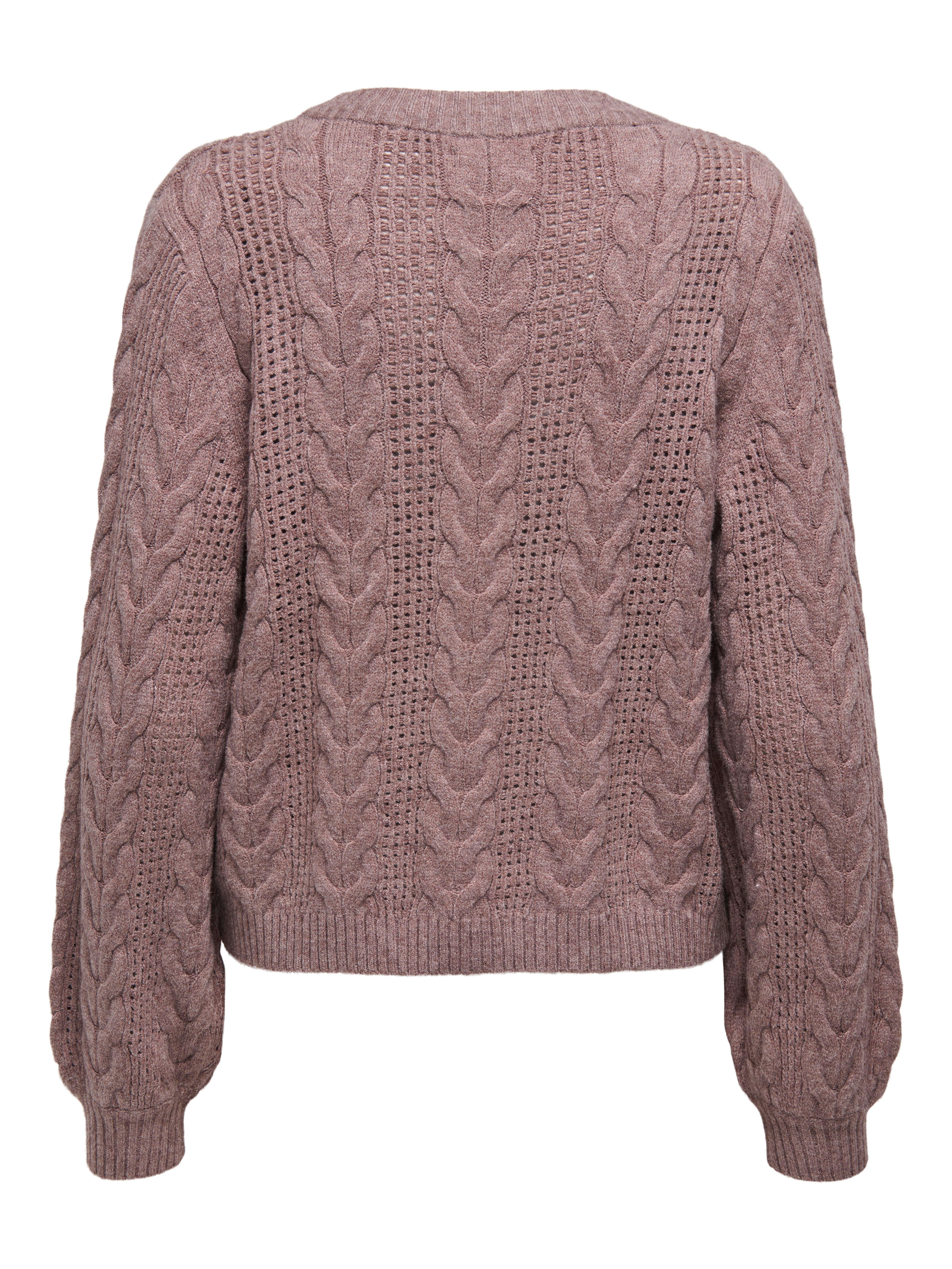 Only Trui met ronde hals ONLRUBINA LS CABLE O-NECK KNT NOOS