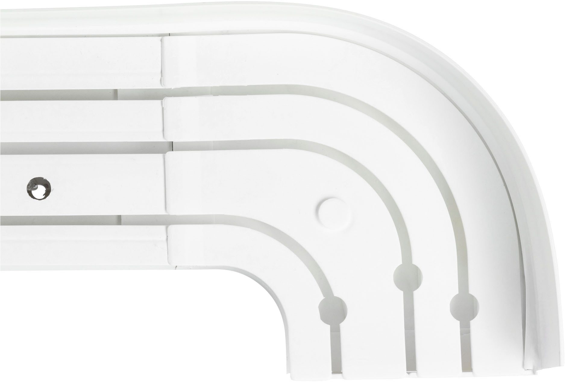 SN DECO GROUP Gordijnrail SH3 met rand 7,5 cm (1 stuk)