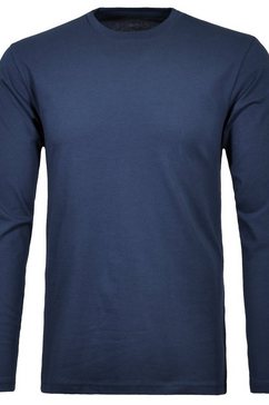 ragman shirt met lange mouwen blauw