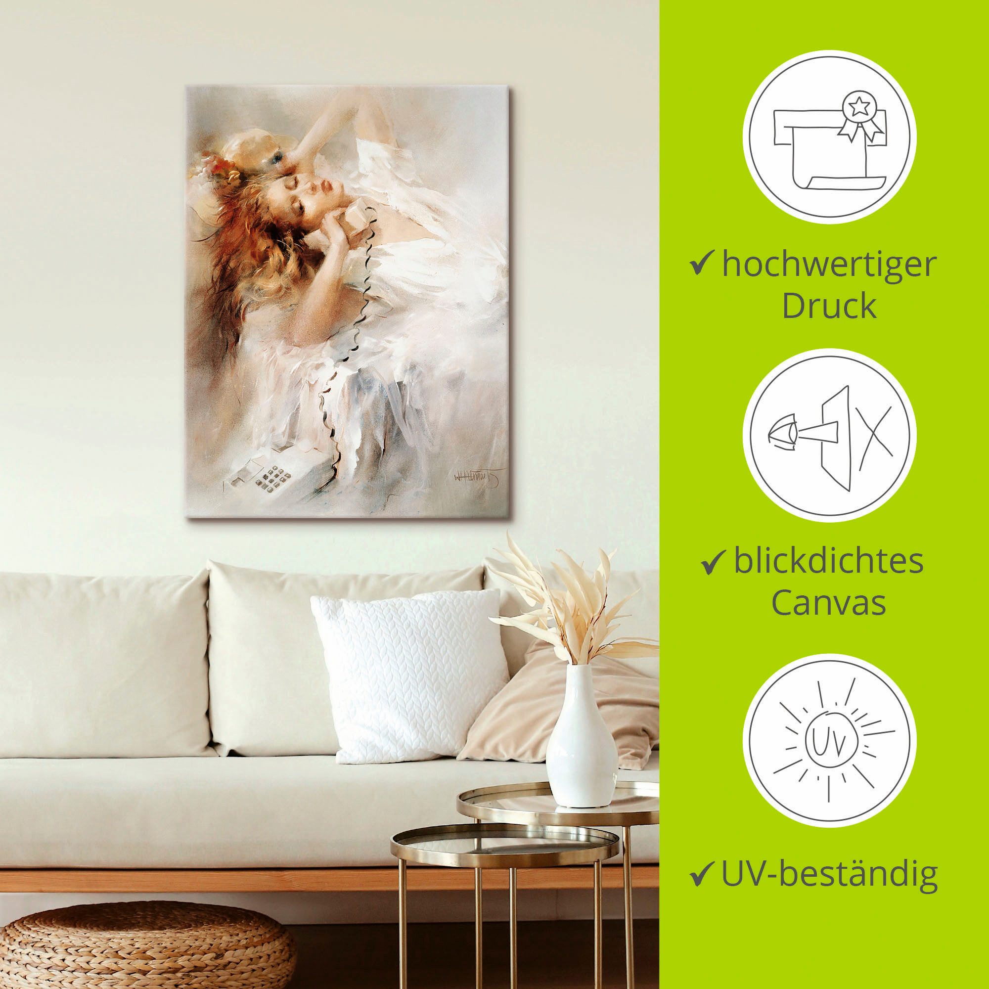 Artland Artprint Hoopvol als artprint op linnen, poster in verschillende formaten maten