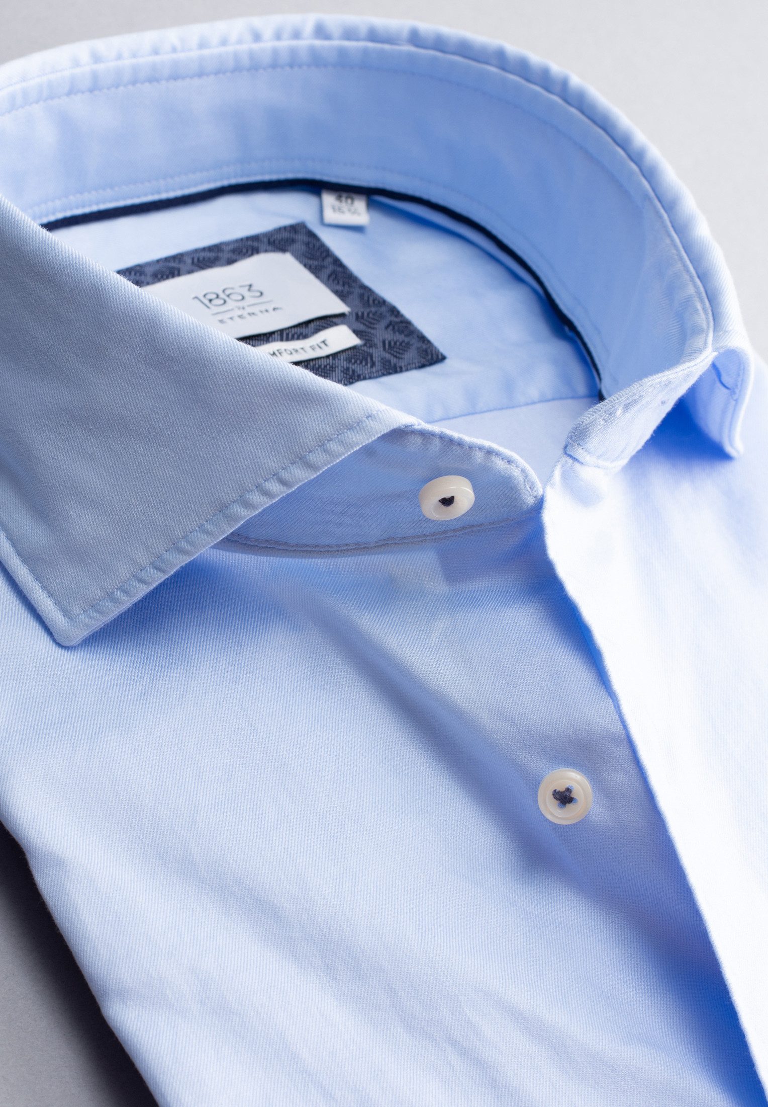 Eterna Overhemd met lange mouwen Comfort fit EASY IRON (gemakkelijk te strijken)