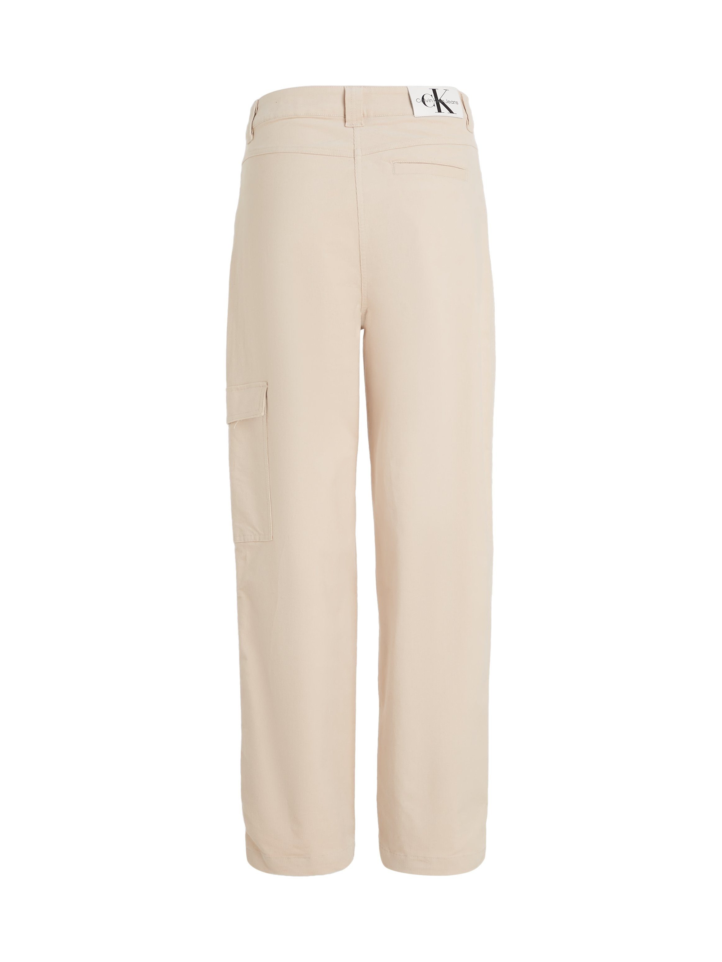 Calvin Klein Geweven broek HIGH RISE CORDUROY PANT