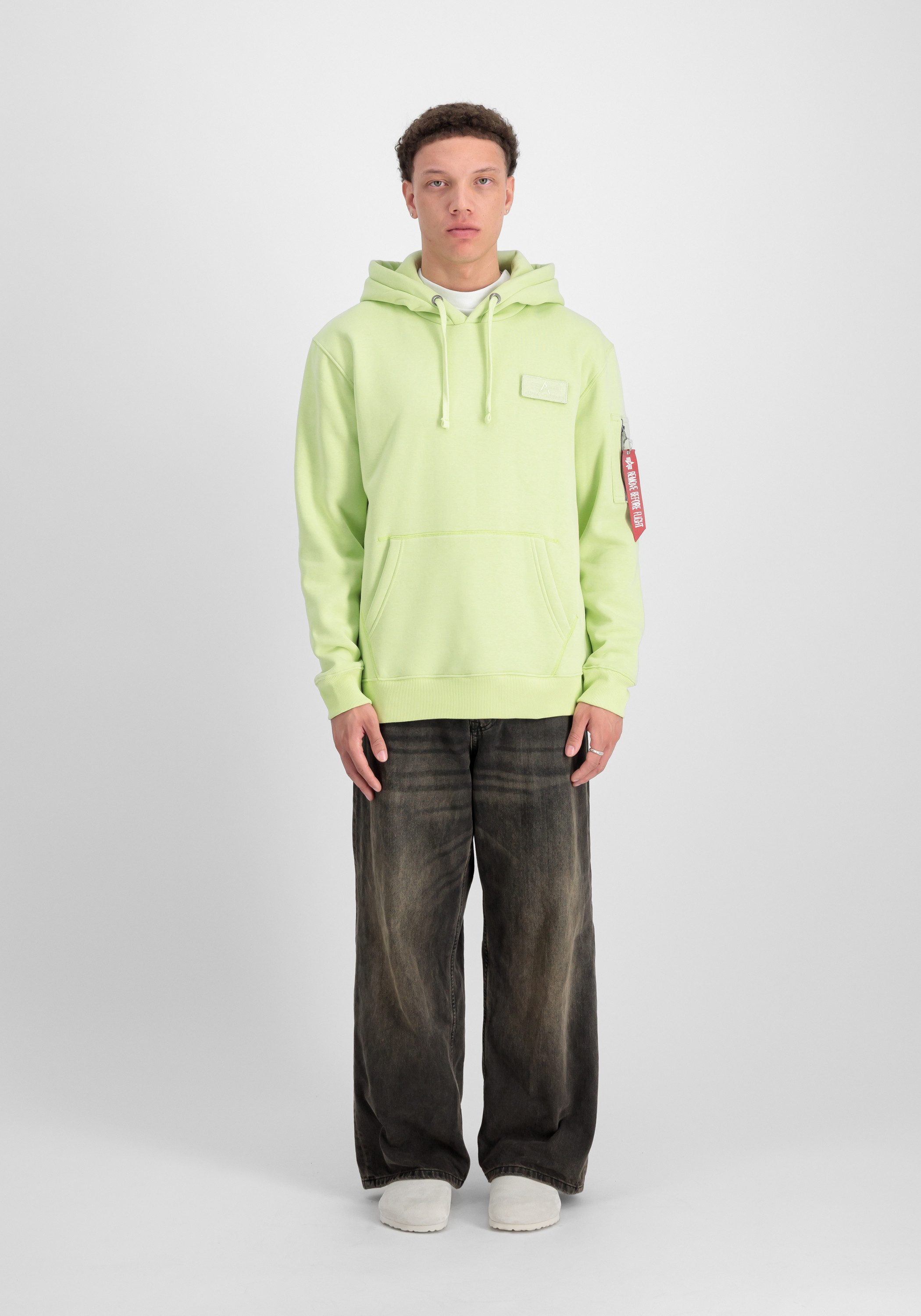Alpha Industries Hoodie Alpha Industries Men - Hoodies Red Stripe Hoodie