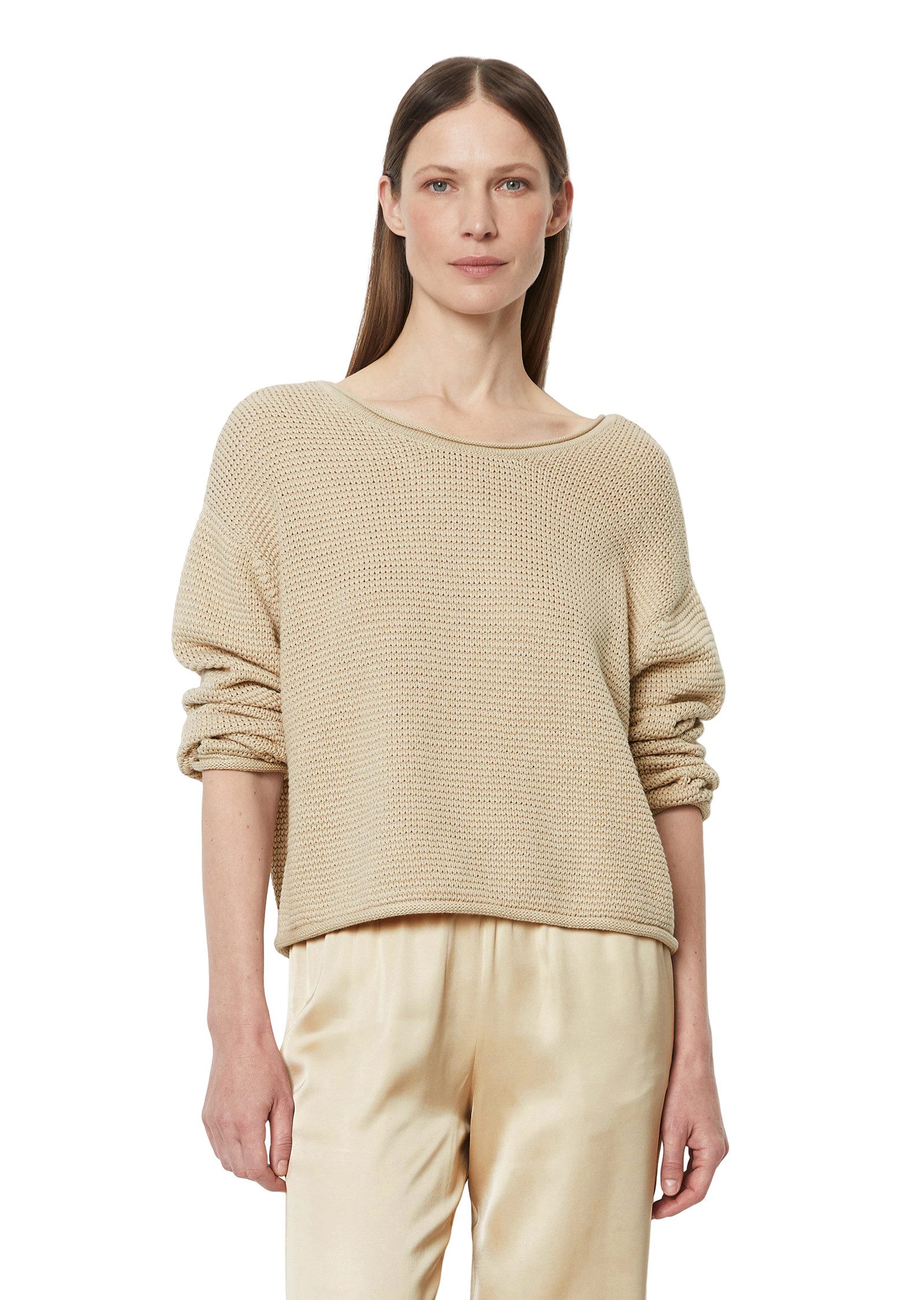 Marc O'Polo DfC oversize sweater Beige Dames