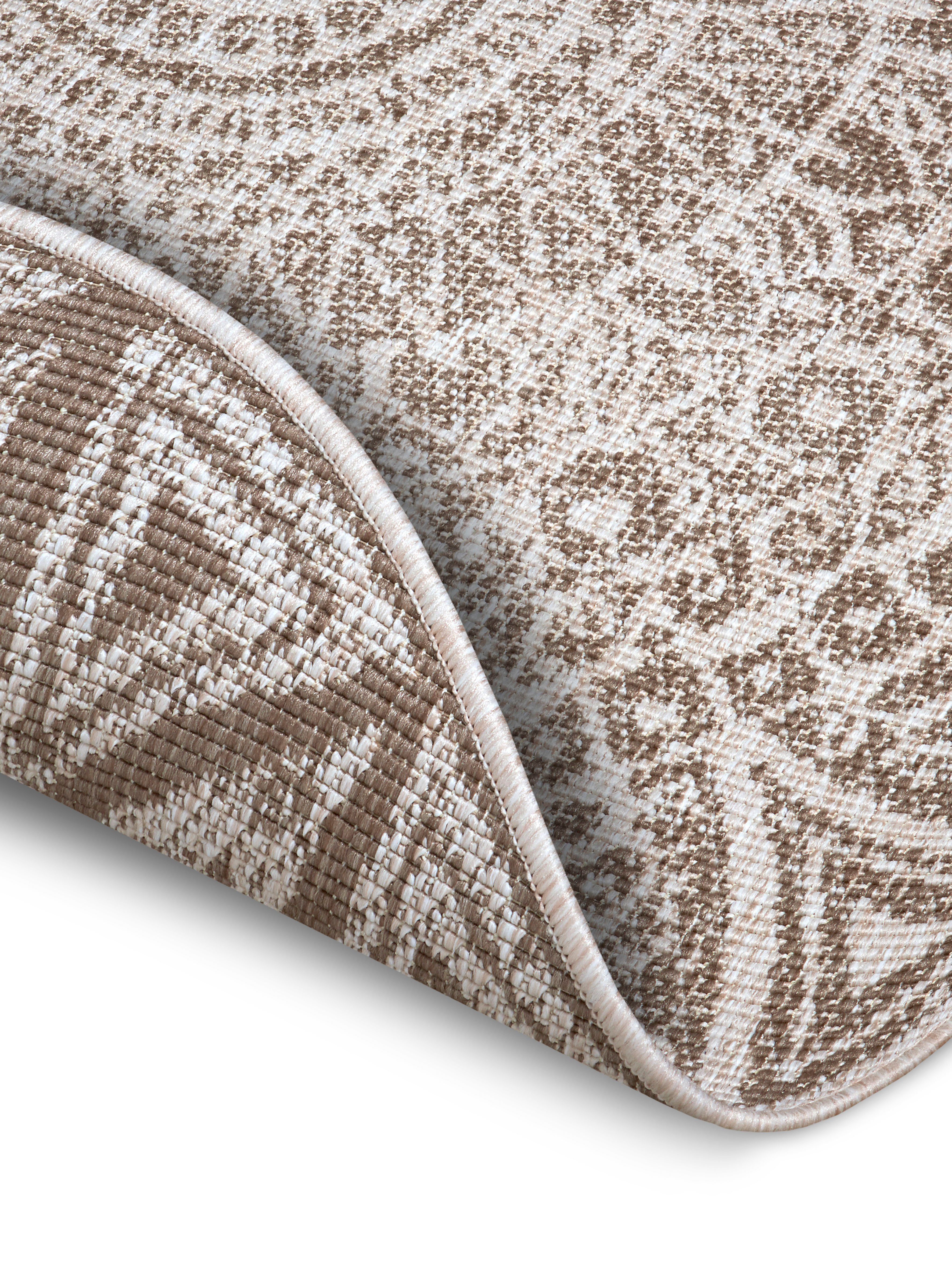 freundin Home Collection Vloerkleed Lilja omkeerbaar tapijt In- en outdoor, dubbelzijdig, weerbestendig, balkon, tuin, woonkamer