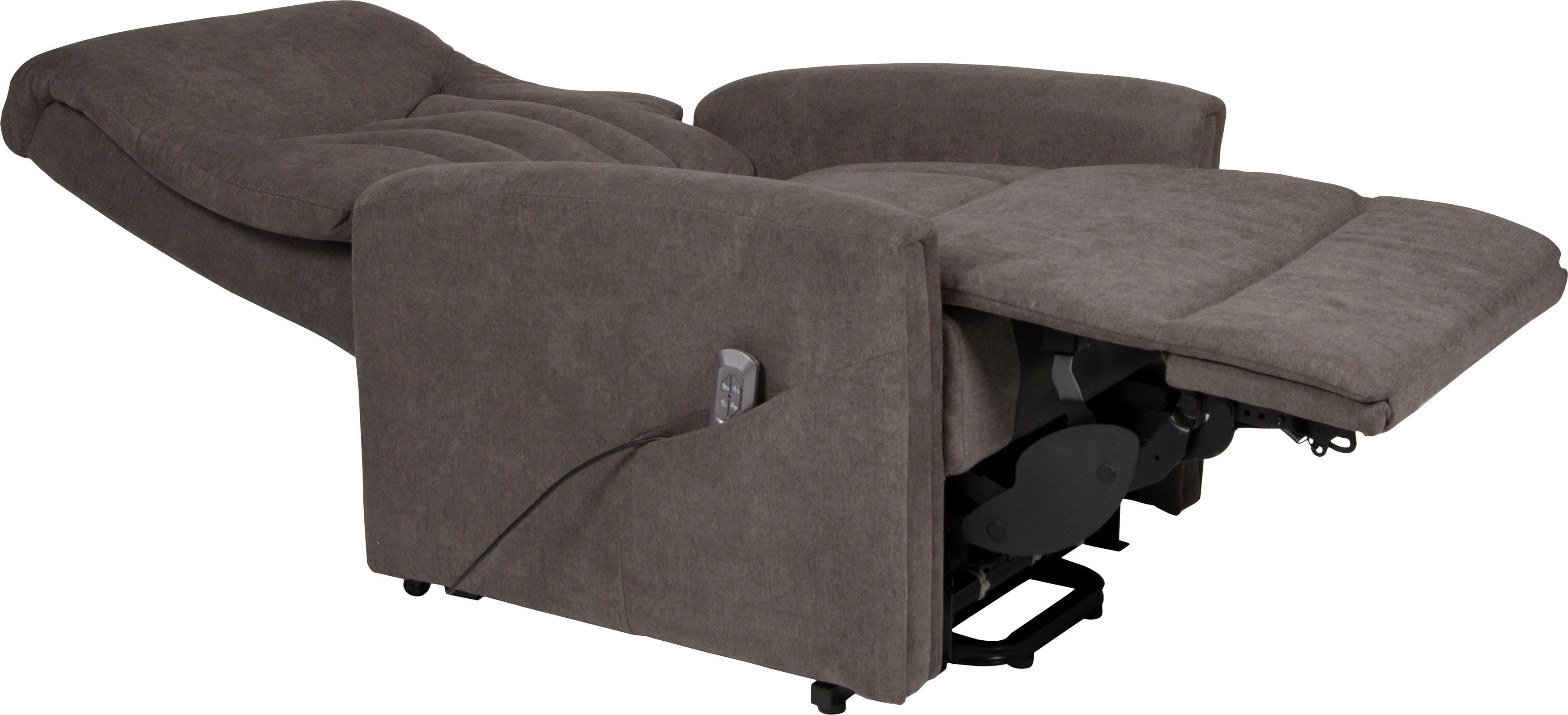 Duo Collection Relaxfauteuil Bonnyville 2 met 2 motoren, elektrische opstahulp Relaxfunctie en pocketveren binnenvering met stalen nosagvering
