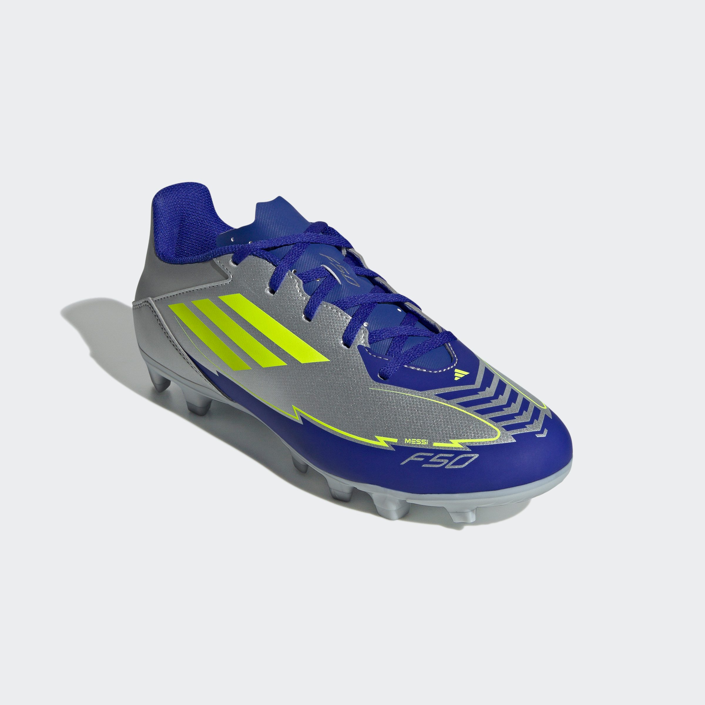 adidas Performance Voetbalschoenen F50 CLUB MESSI FG/MG unisex zaalvoetbalschoenen maat 41 grijs