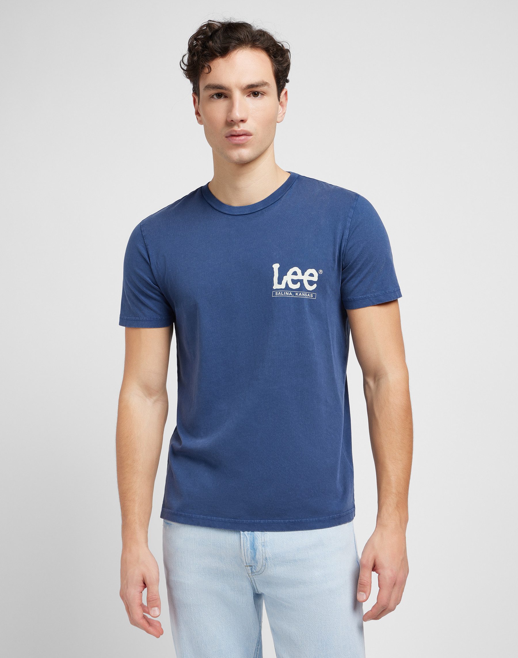 Lee Shirt met print Thee van puur katoen