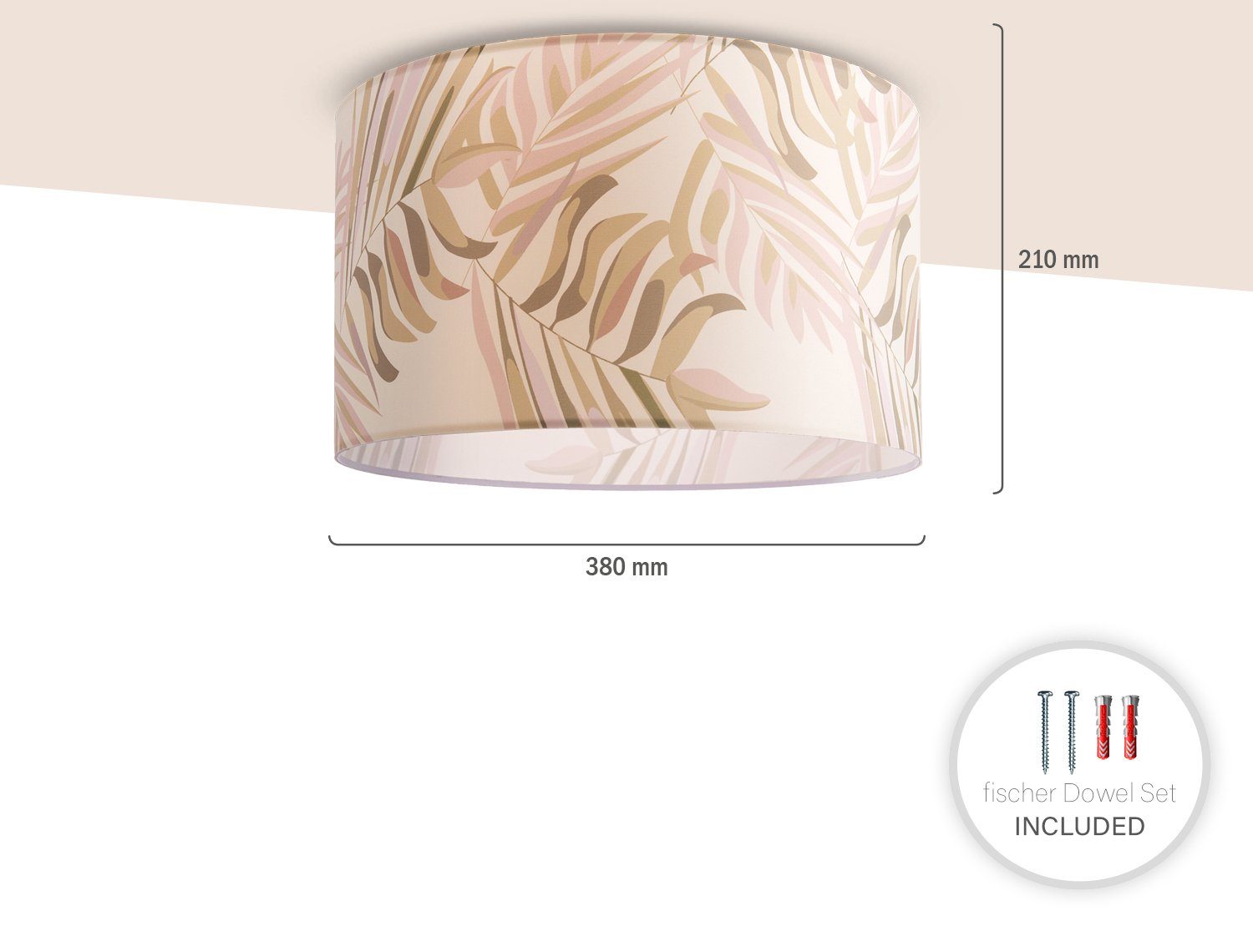 Paco Home Plafondlamp Kuba 126 Woonkamer eettafel plafondlamp slaapkamer palm