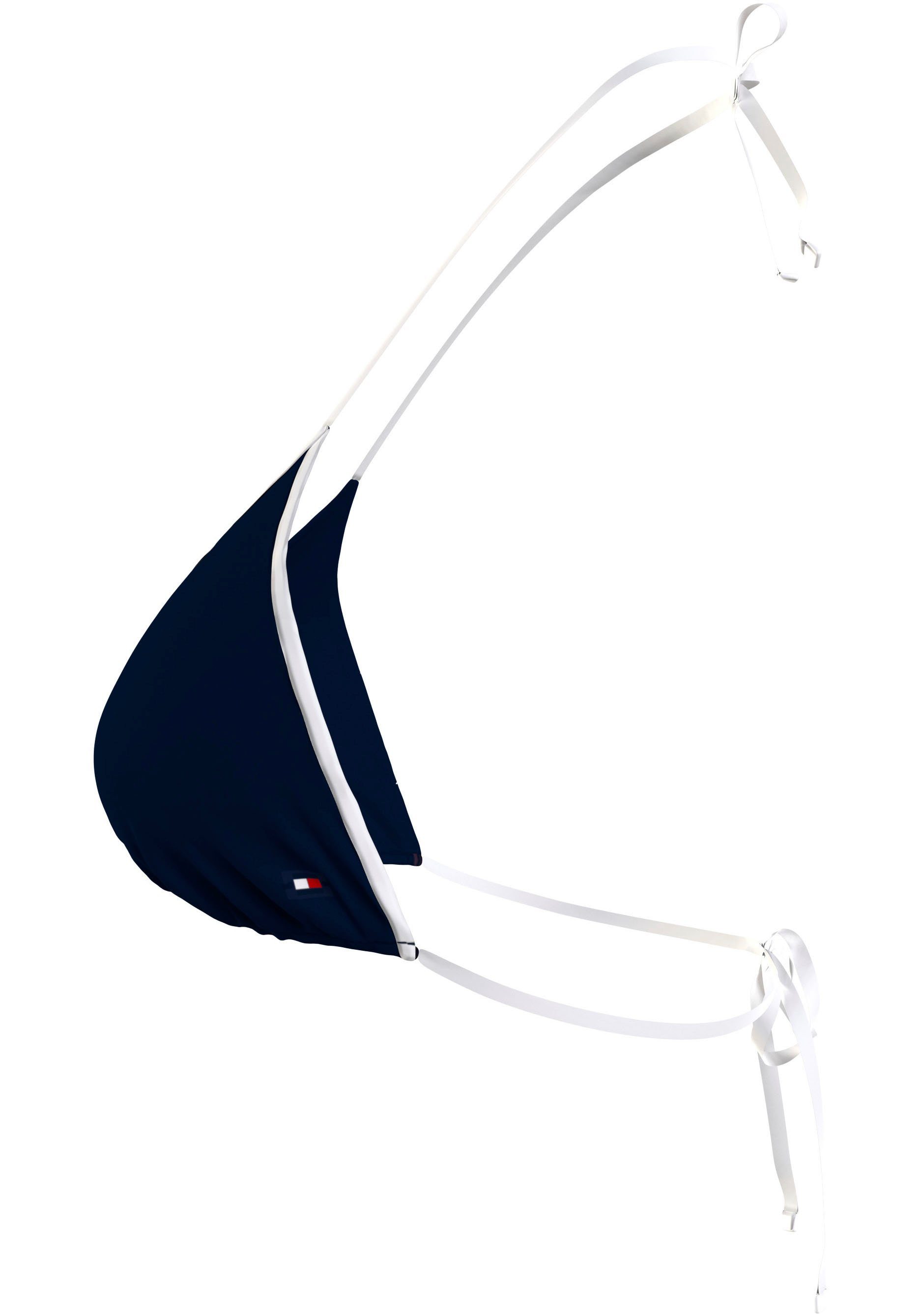 Tommy Hilfiger Swimwear Triangel-bikinitop TRIANGLE RP met contrastkleurige details