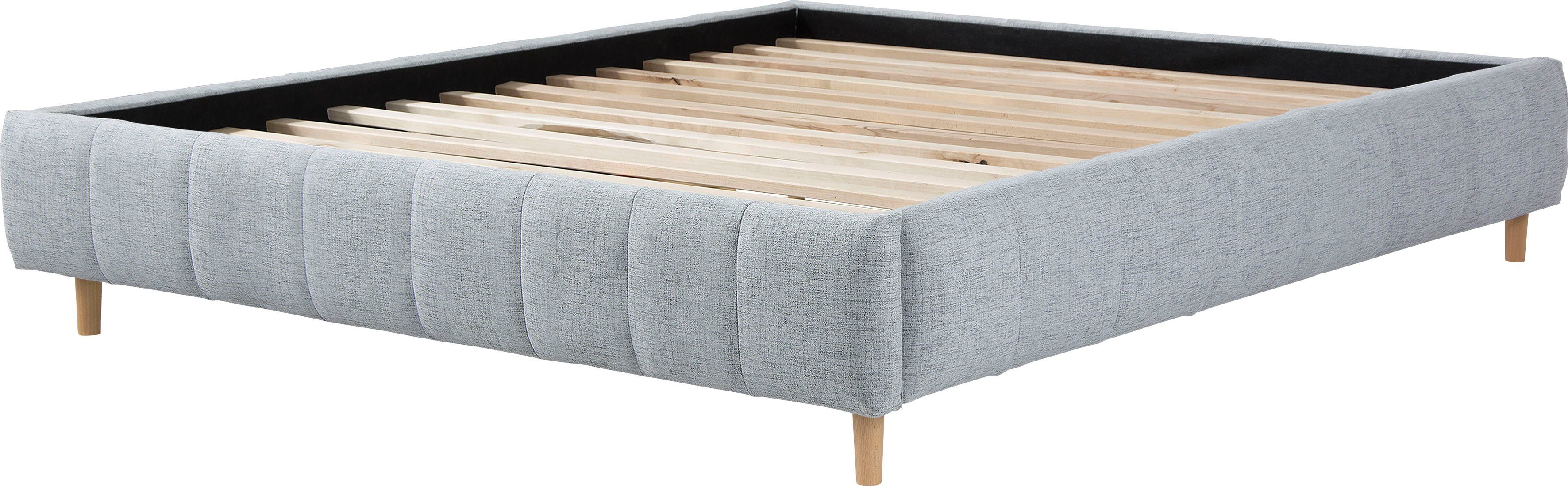 andas Gestoffeerd bed Tarje in 5 breedten, ook in extra lang 220 cm, incl. lattenrol